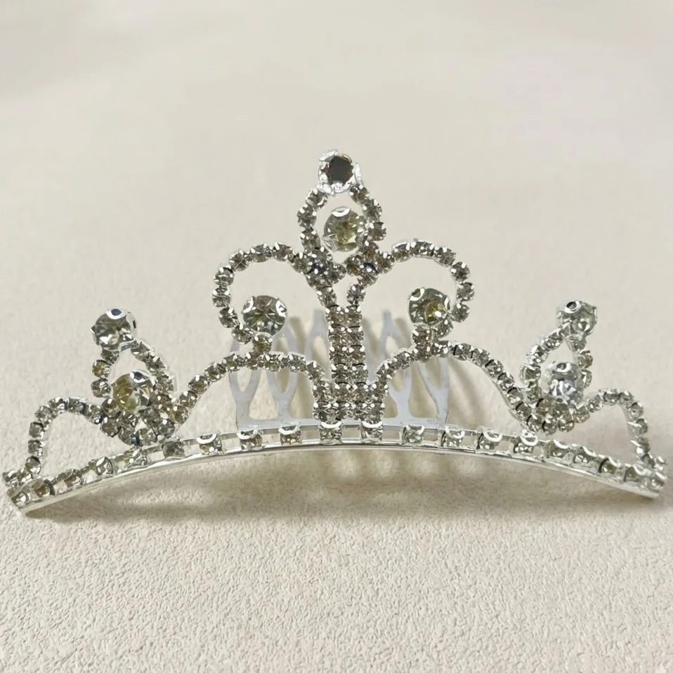 تاج مو زنانه جواهری ظریف و درخشان مدل سِرِلیانا