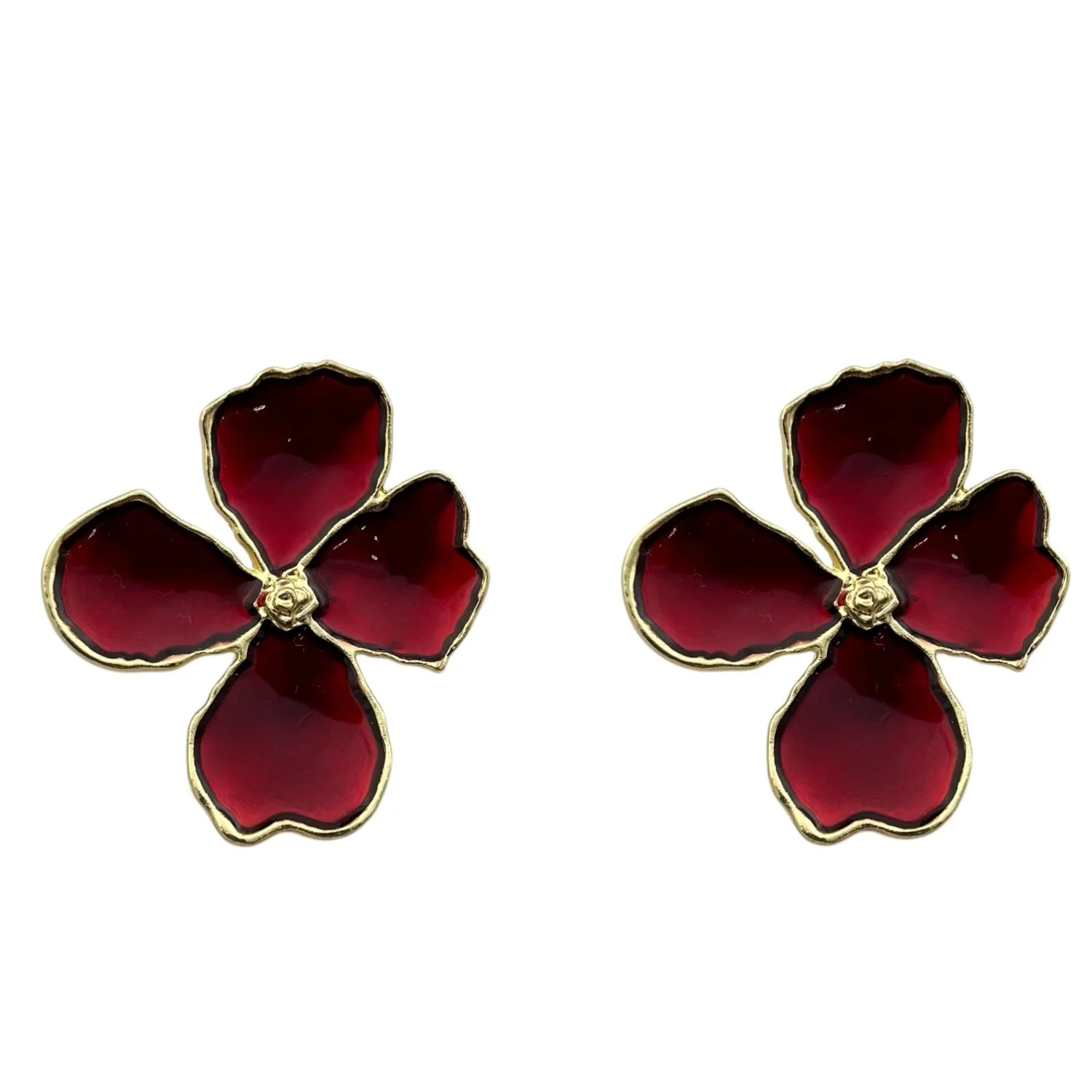 گوشواره زنانه طرح گل سرخ، زیبایی خیره‌کننده