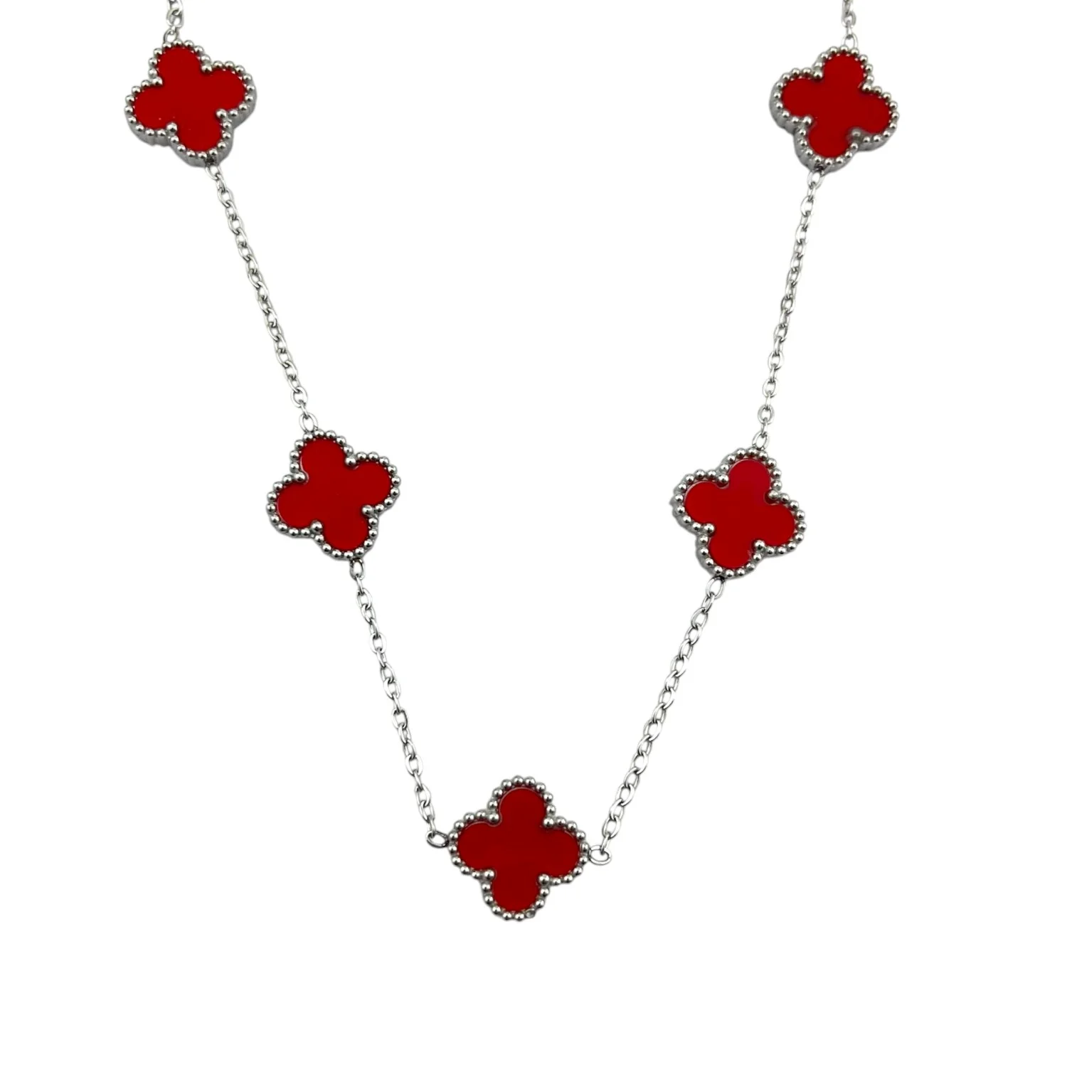 گردنبند زنانه با طرح ونکلیف، ظرافت بی‌نظیر در هر نگاه