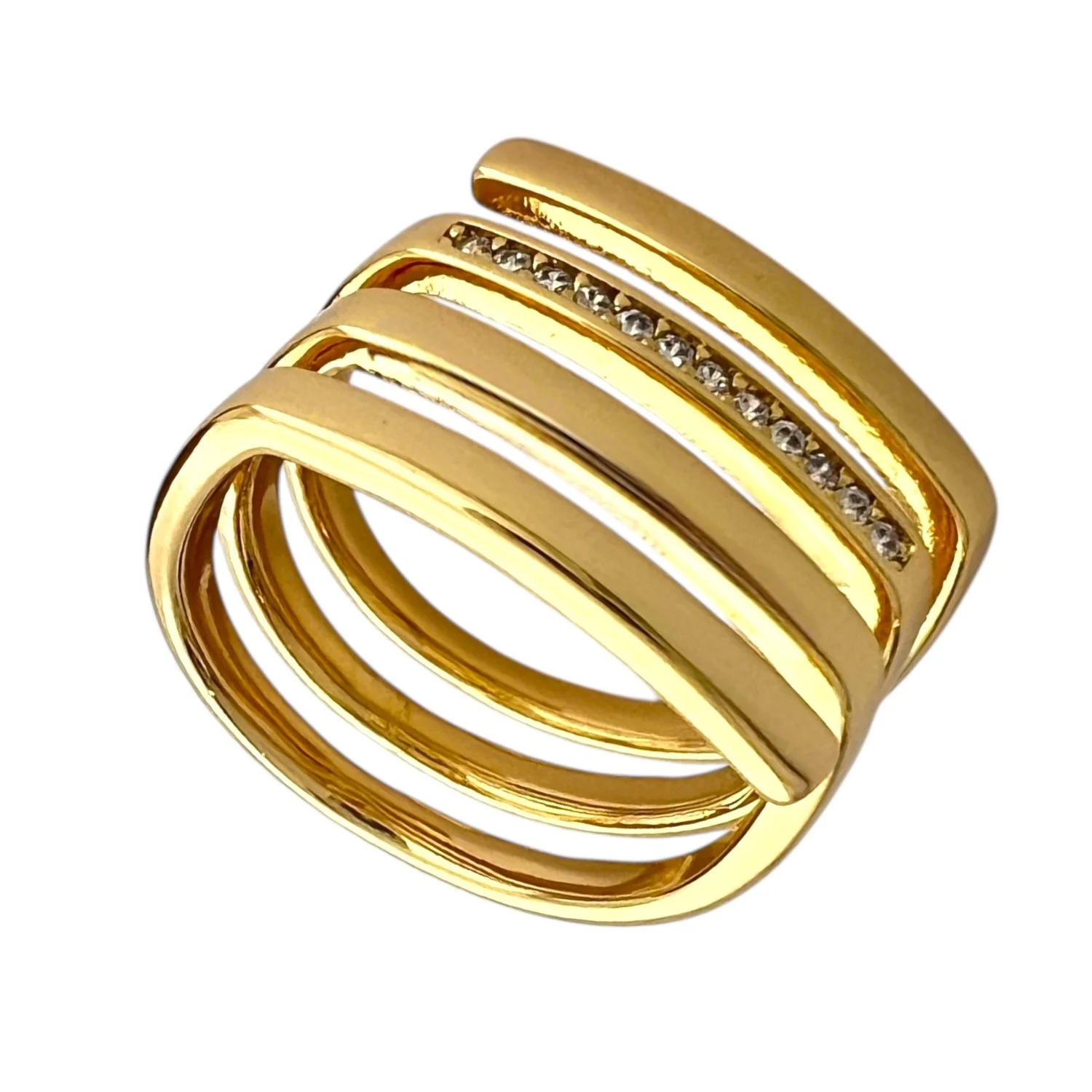 انگشتر زنانه ژوپینگ با طرح خطی شیک و خاص