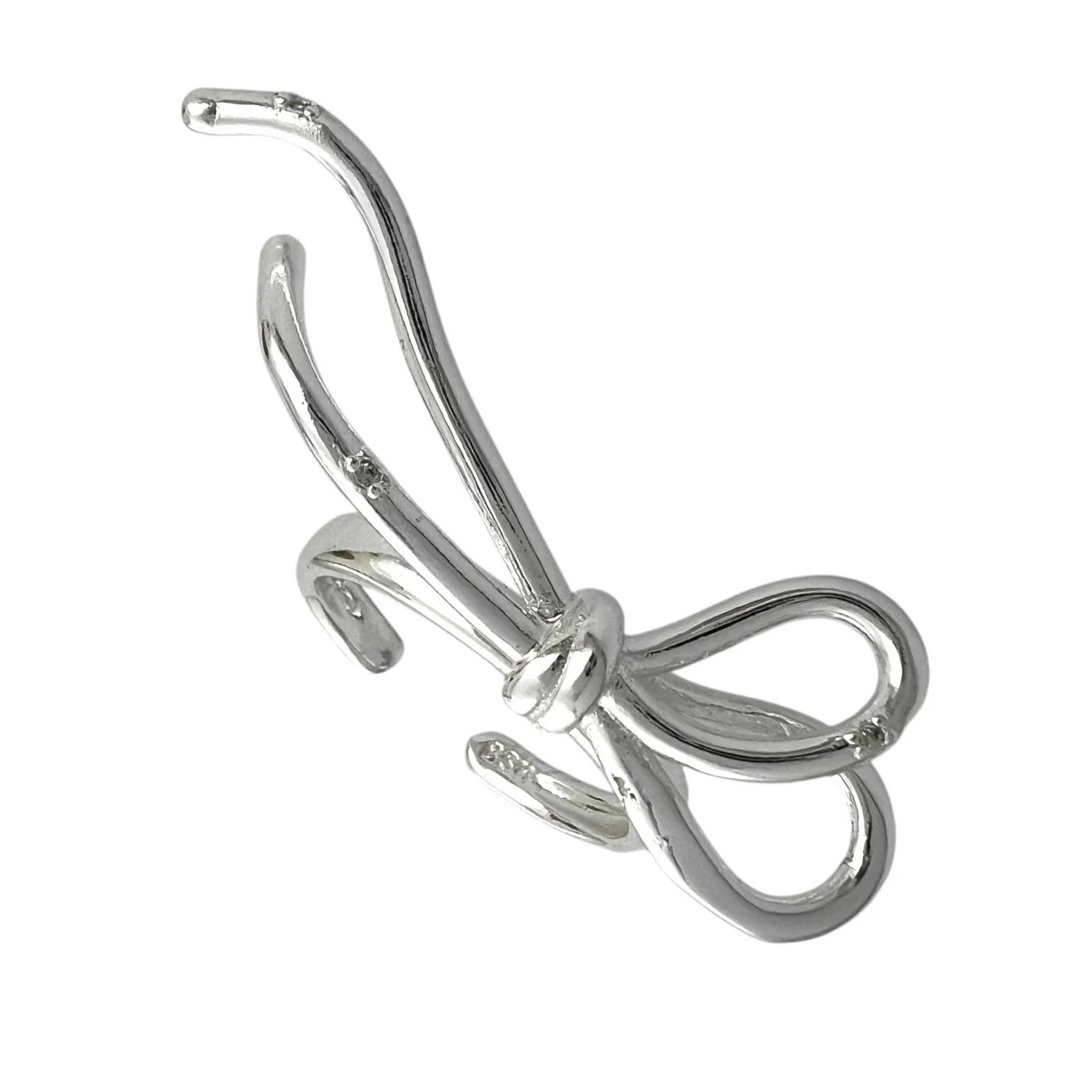 انگشتر زنانه مدل مینیمال طرح پاپیون ظریف و دوست‌داشتنی