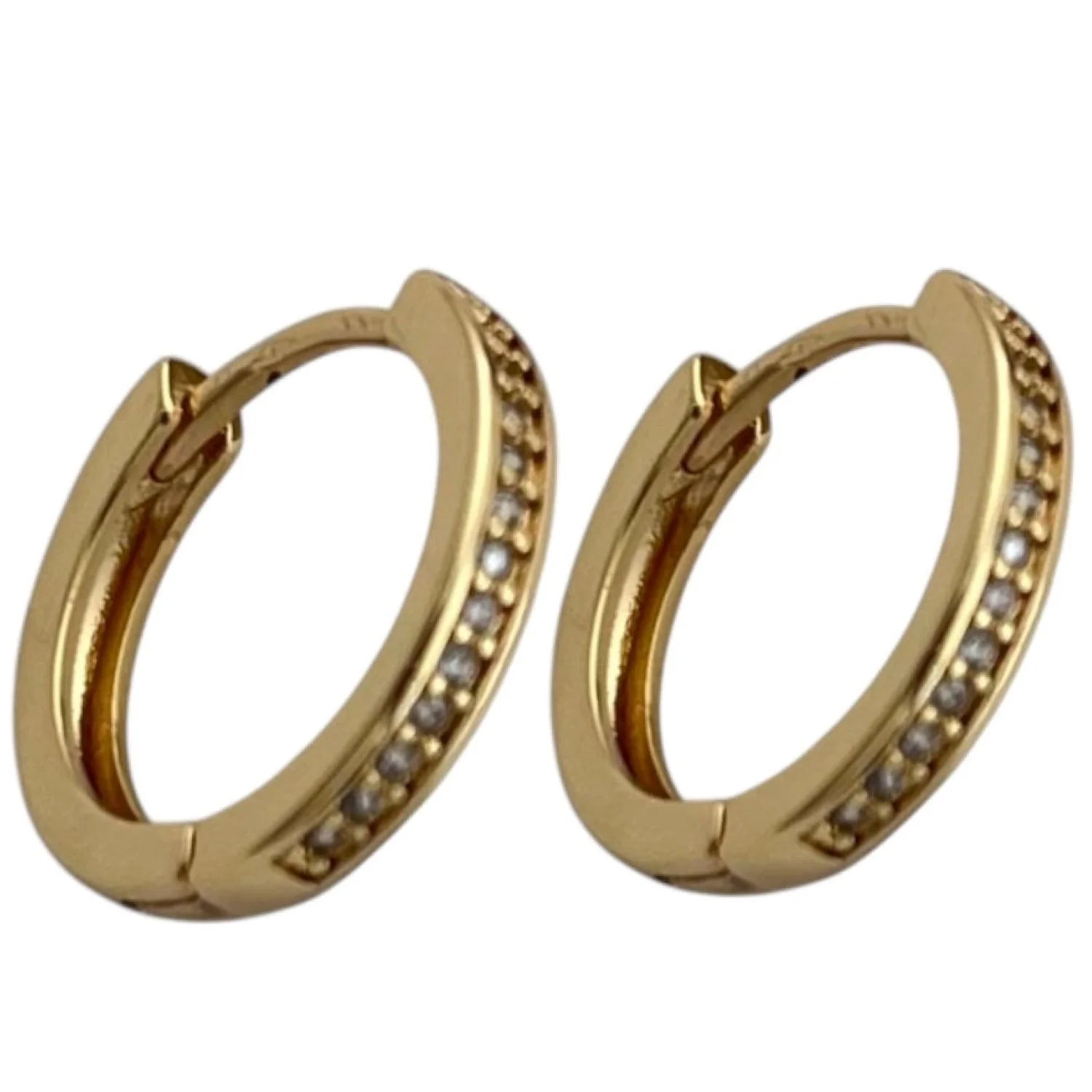 گوشواره زنانه حلقه ای جواهری شیک ژوپینگ