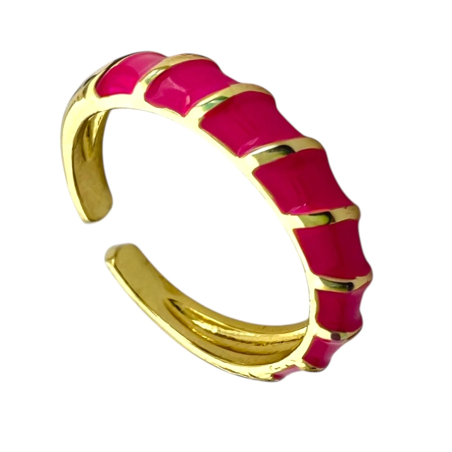 انگشتر زنانه با طرح میناکاری رنگی، جلوهای از هنر و زیبایی