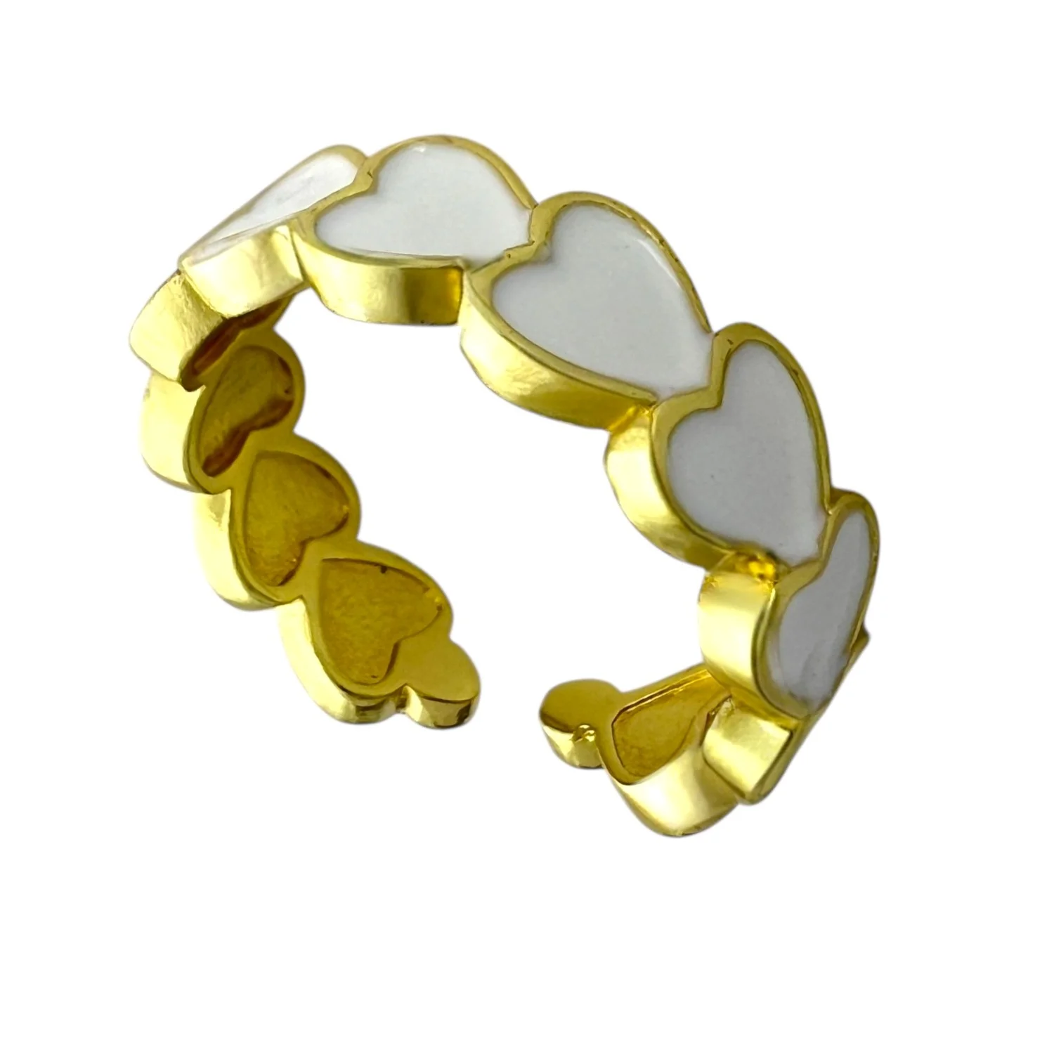 انگشتر زنانه با طرح قلب میناکاری رنگی، ظرافت در دستان شما