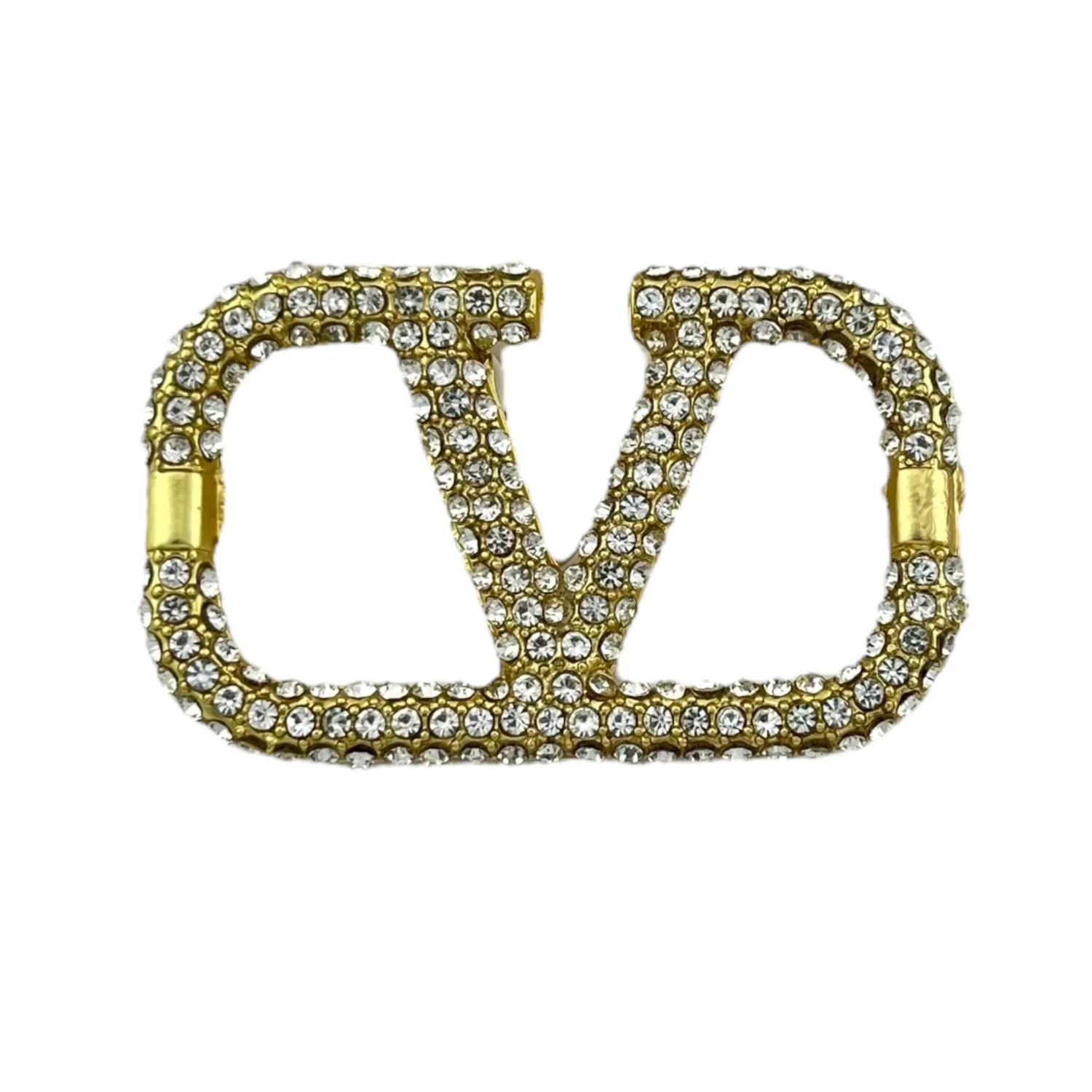 گل سینه زنانه طرح ولنتینو نگین دار، شیک و خاص