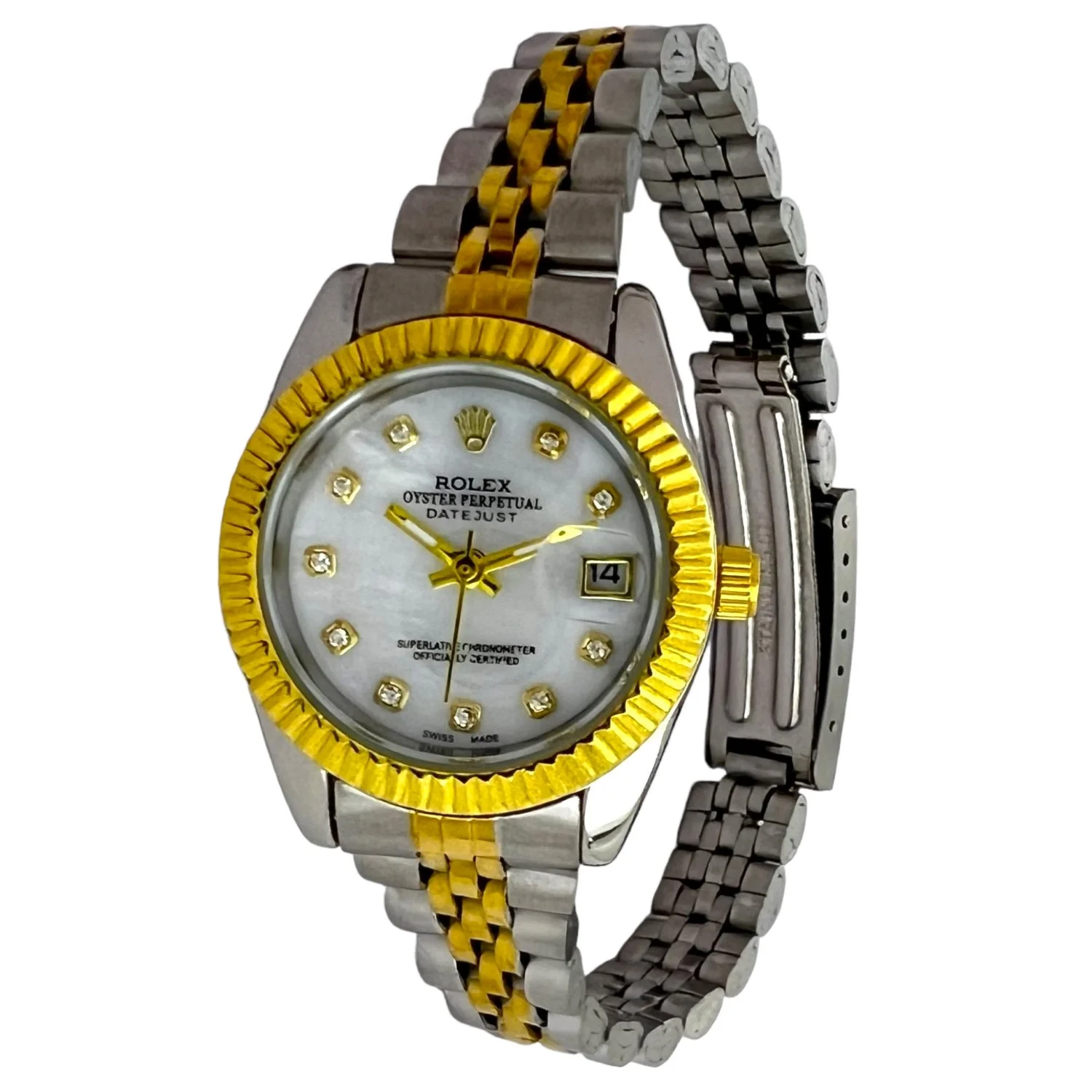 ساعت مچی زنانه طرح Rolex مدل Oyster Perpetual Datejust