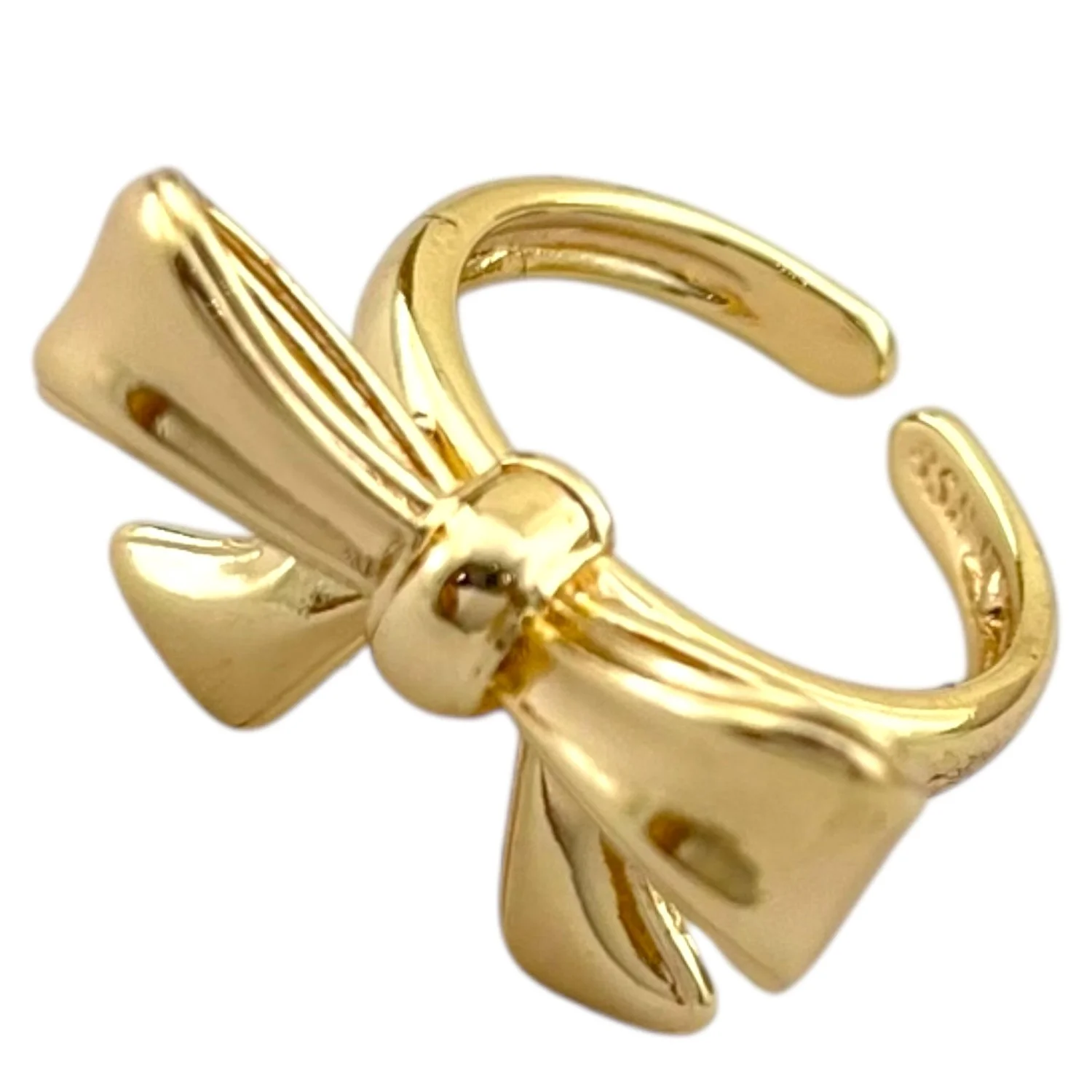 انگشتر زنانه مینیمال طرح پاپیون ظریف و دوست داشتنی