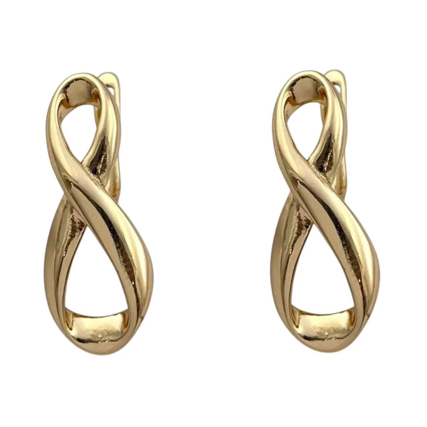 گوشواره زنانه طرح بینهایت با رنگ ثابت ژوپینگ