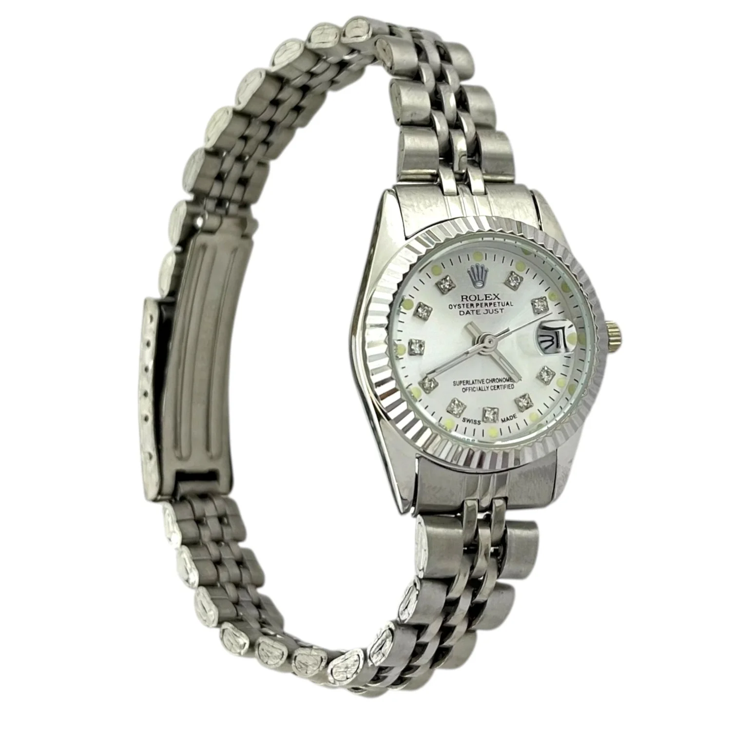 ساعت مچی زنانه با طرح رولکس، ظرافت در اوج سادگی 