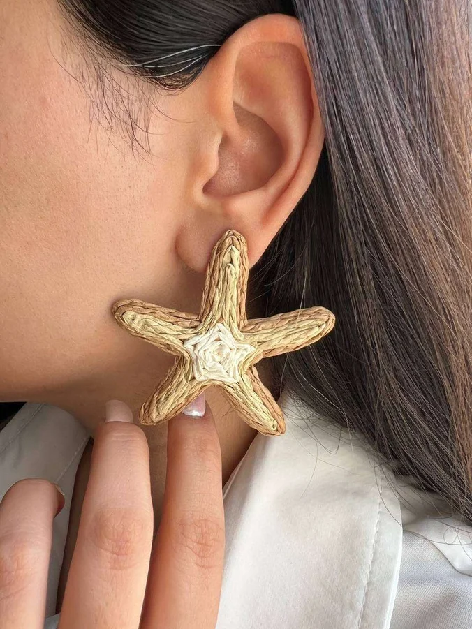 گوشواره زنانه طرح ستاره، شیک و خاص  