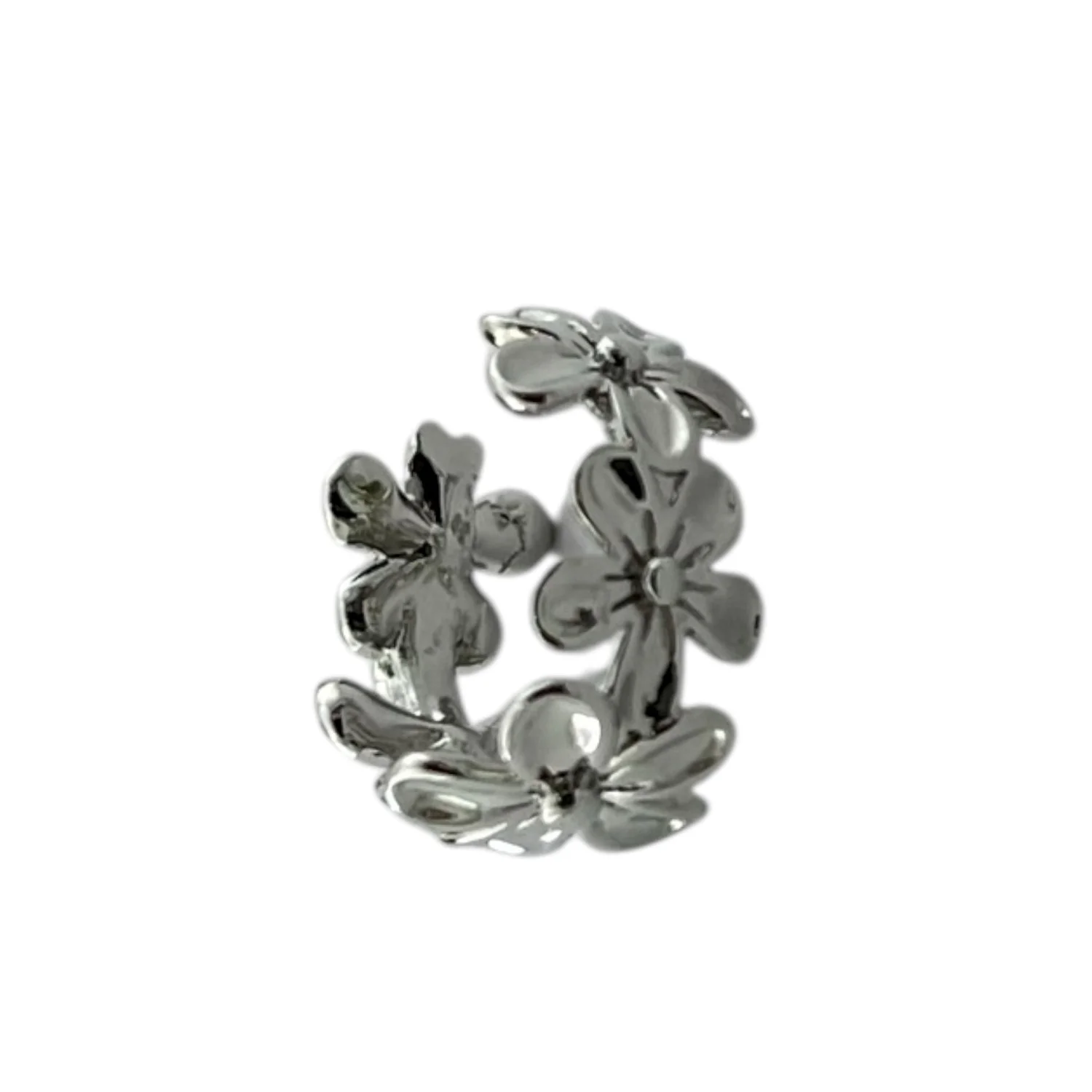 گوشواره ایر کاف زنانه طرح گل، ظریف و مدرن