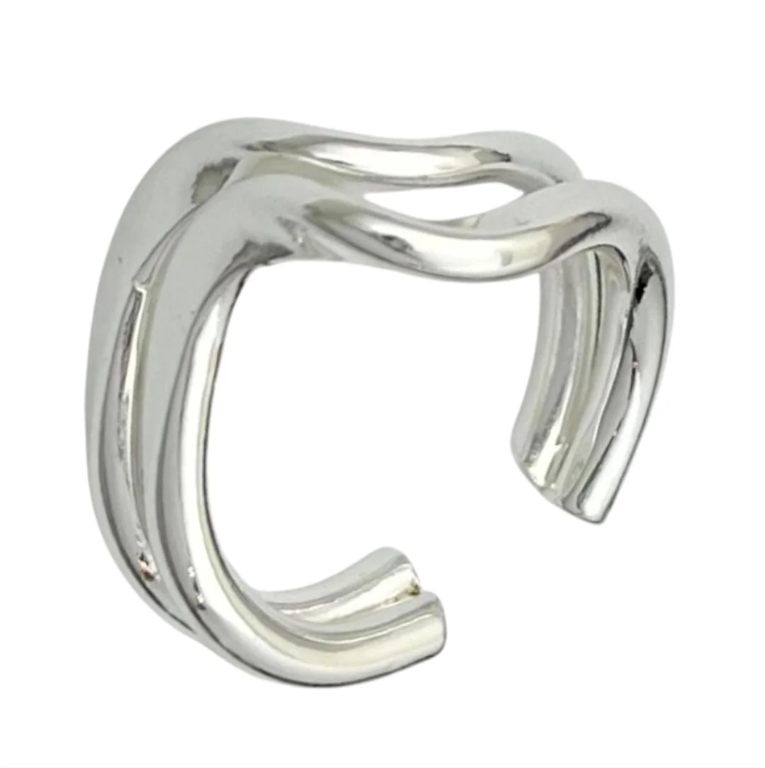 انگشتر زنانه نسیم دریا طرح مینیمال