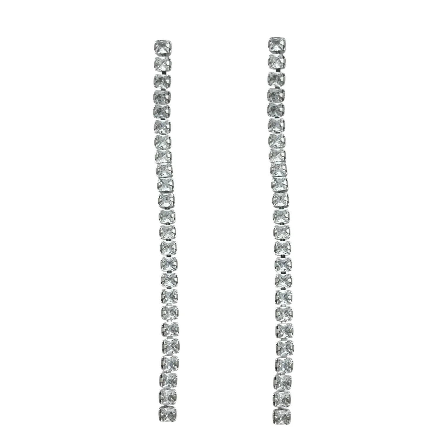 گوشواره زنانه مدل تنیسی، درخشش بی‌نهایت برای هر مناسبت