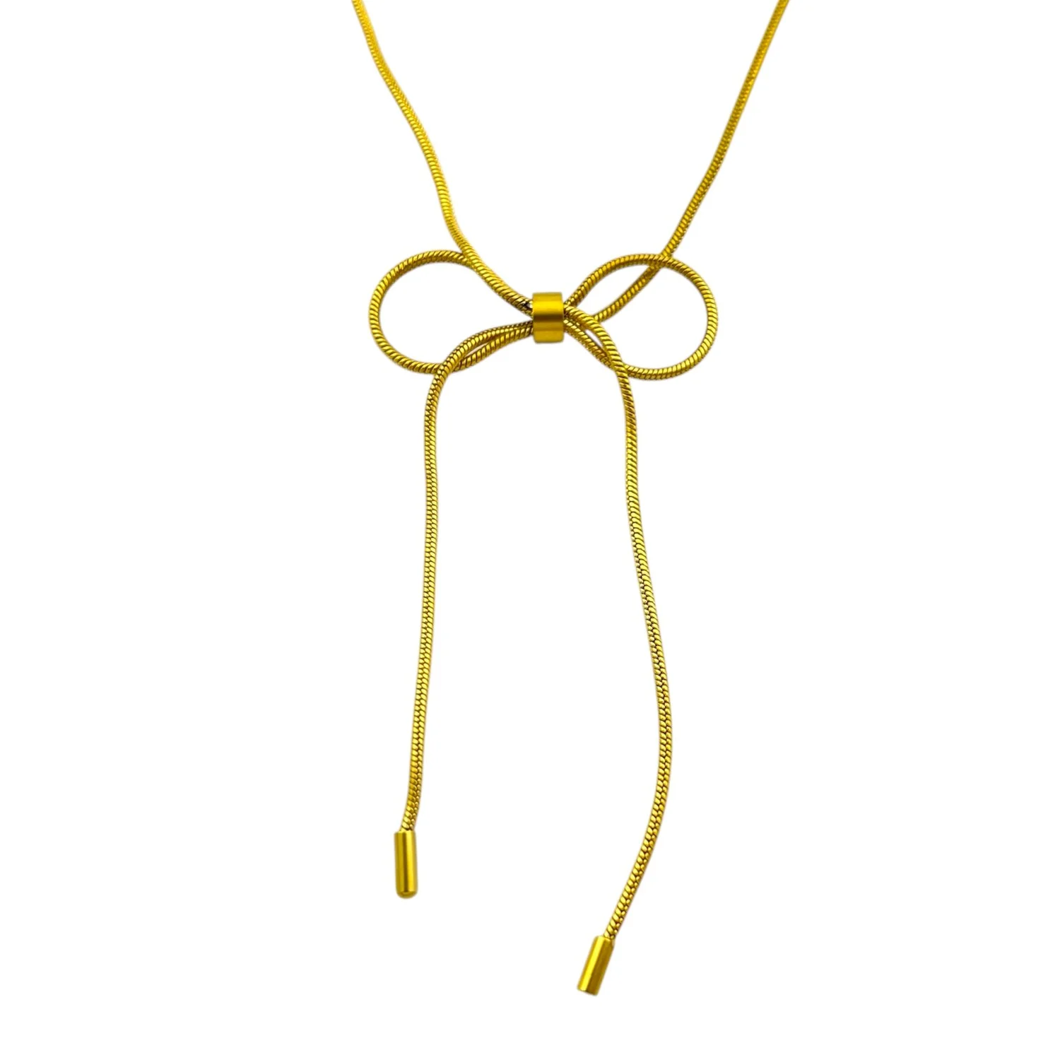 گردنبند زنانه طرح پاپیون شیک و جذاب