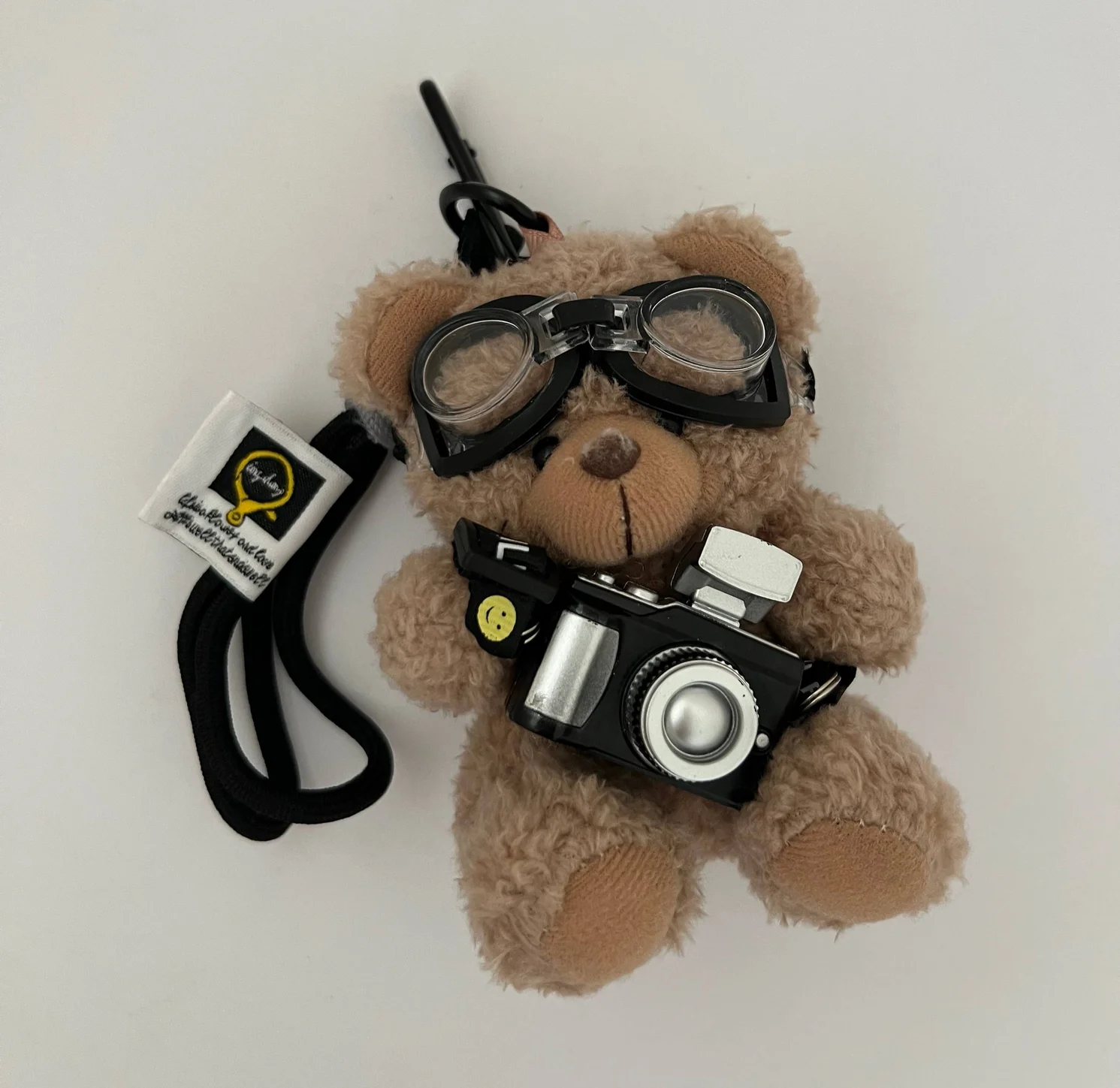 آویز کیف فانتزی خرس عینکی، استایلی متفاوت و جذاب