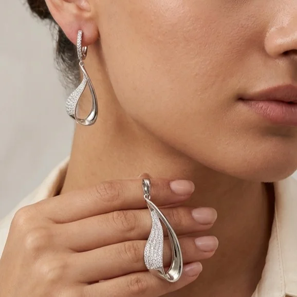 نیم ست زنانه طرح جواهری ژوپینگ، درخشش بینظیر