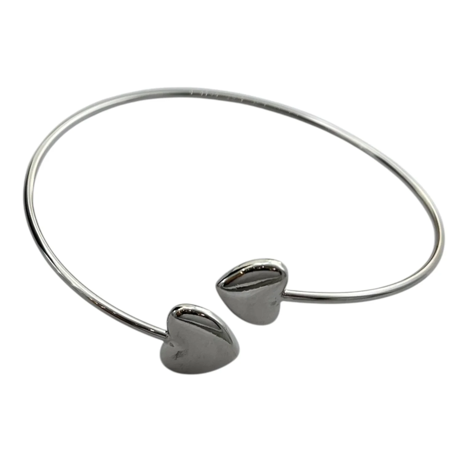 دستبند النگویی طرح قلب ظریف و شیک زنانه