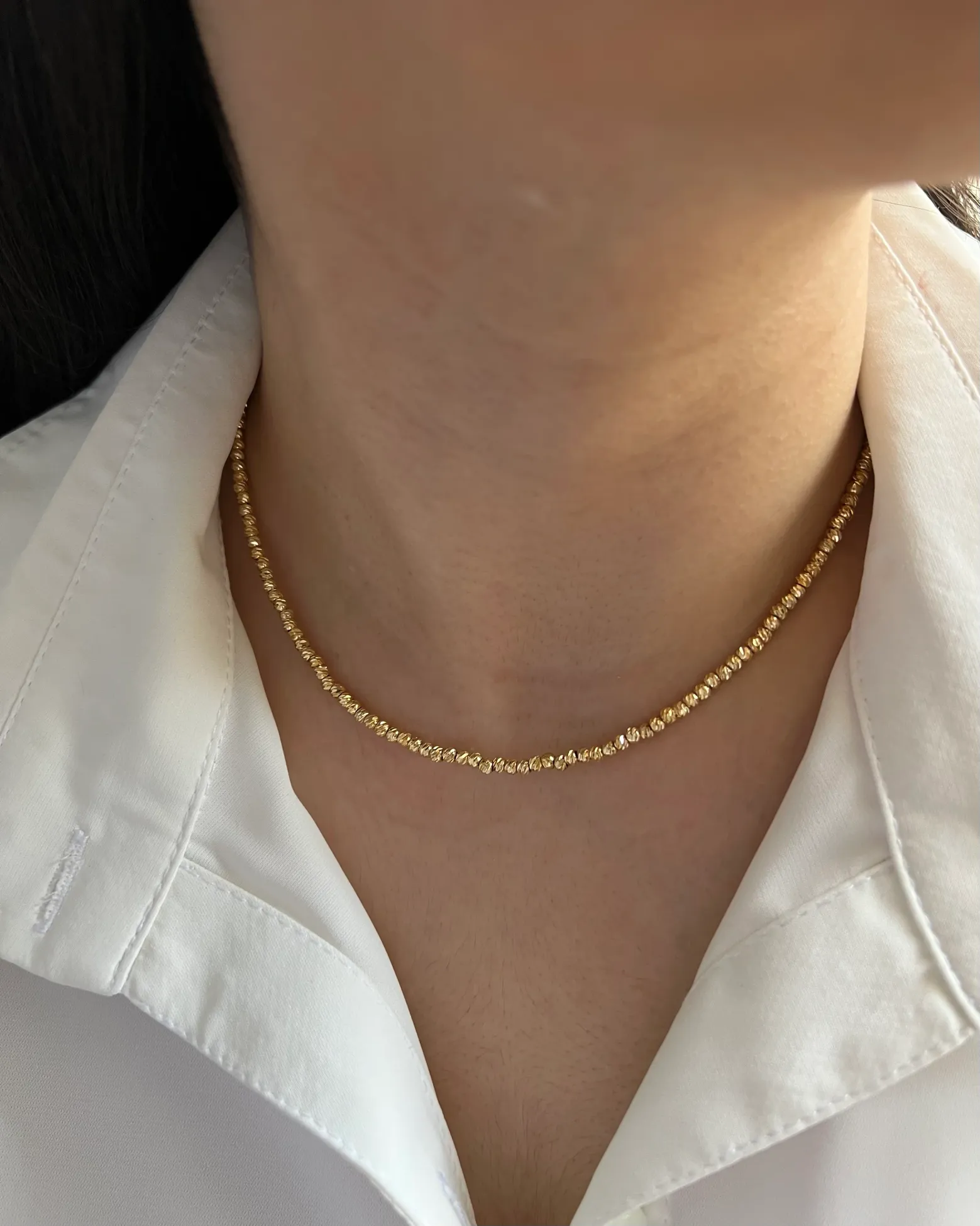 گردنبند ظریف توپی البرنادو، درخشش خیره‌کننده