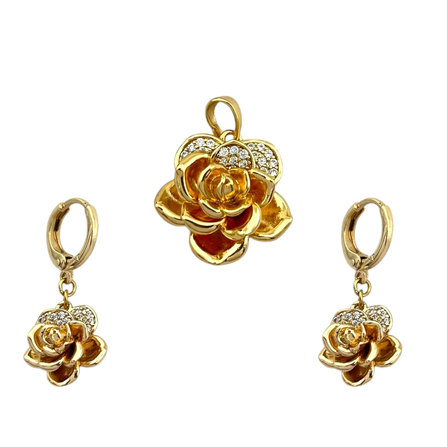 نیم ست زنانه طرح گل ژوپینگ، زیبایی در اوج ظرافت Xuping