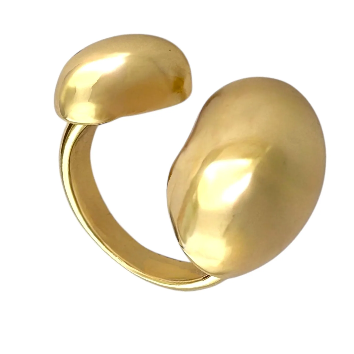 انگشتر زنانه با طرح مینیمال توپی، جلوه‌ای مدرن و خاص