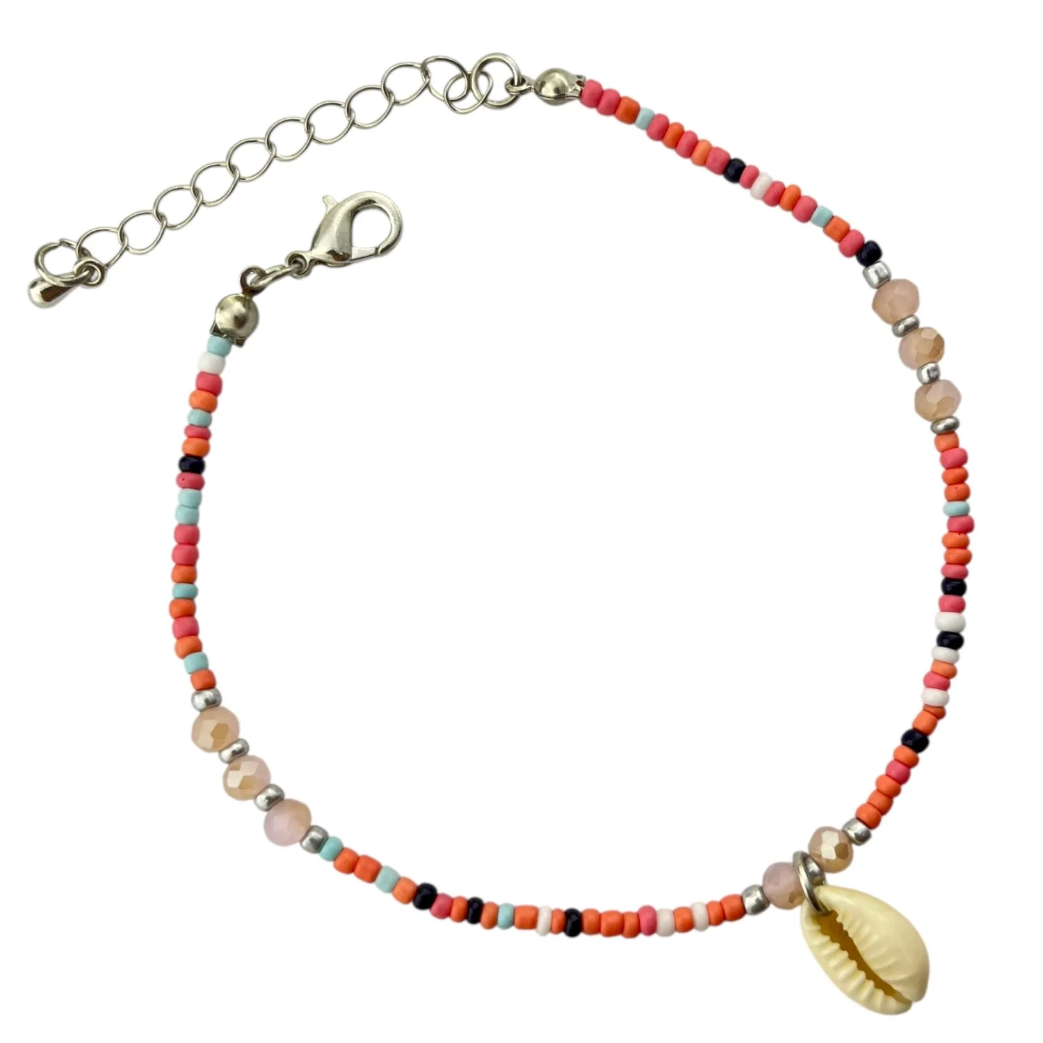 پابند مهرهای با آویز صدف، انتخابی ایدهآل برای استایل ساحلی