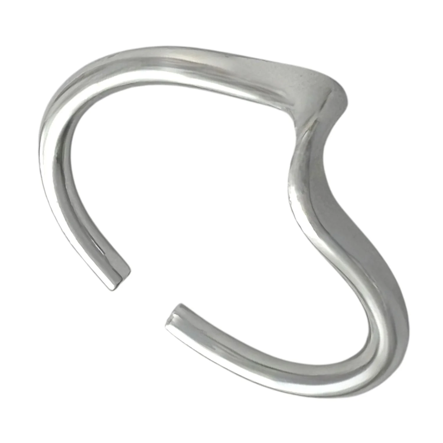 انگشتر زنانه با طرح موج ظریف و خاص