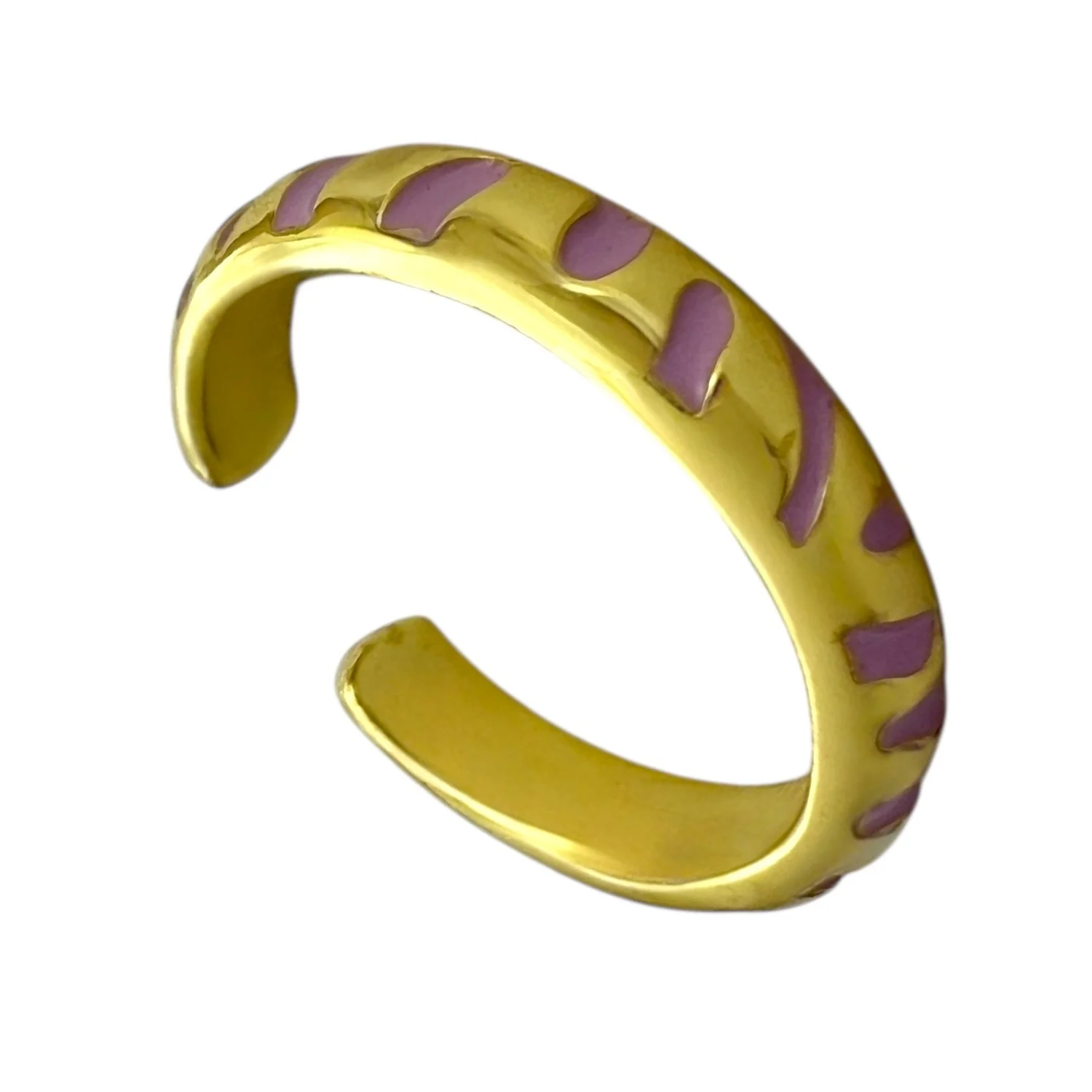 انگشتر زنانه با طرح میناکاری رنگی، ظرافت در دستان شما