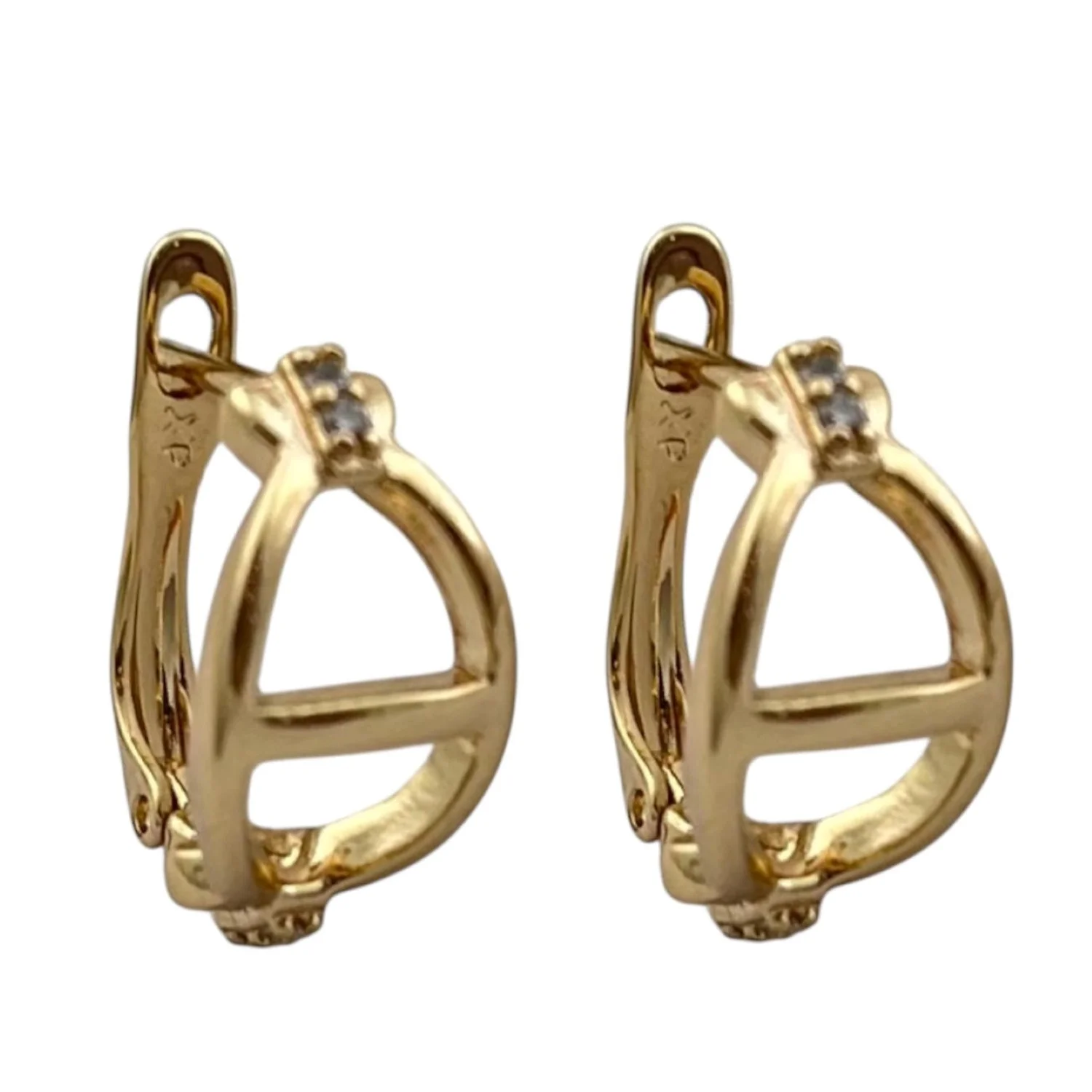 گوشواره زنانه طرح قلبی شیک و بادوام ژوپینگ