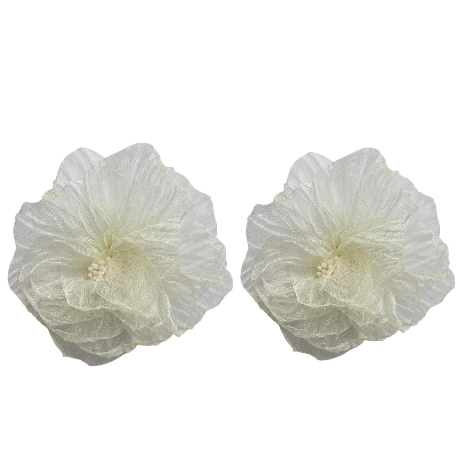 گوشواره زنانه طرح گل پارچهای، انتخابی شیک برای بانوان خوشسلیقه