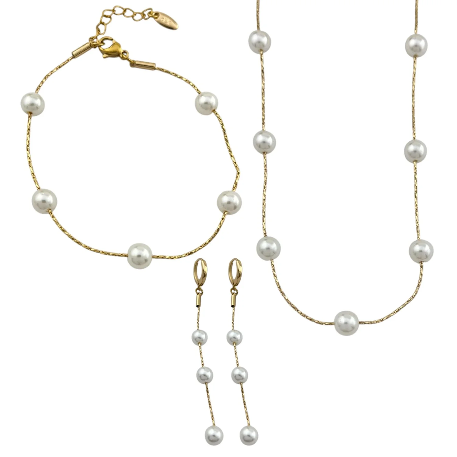 نیم ست زنانه مروارید ژوپینگ، ظرافت در اوج سادگی Xuping