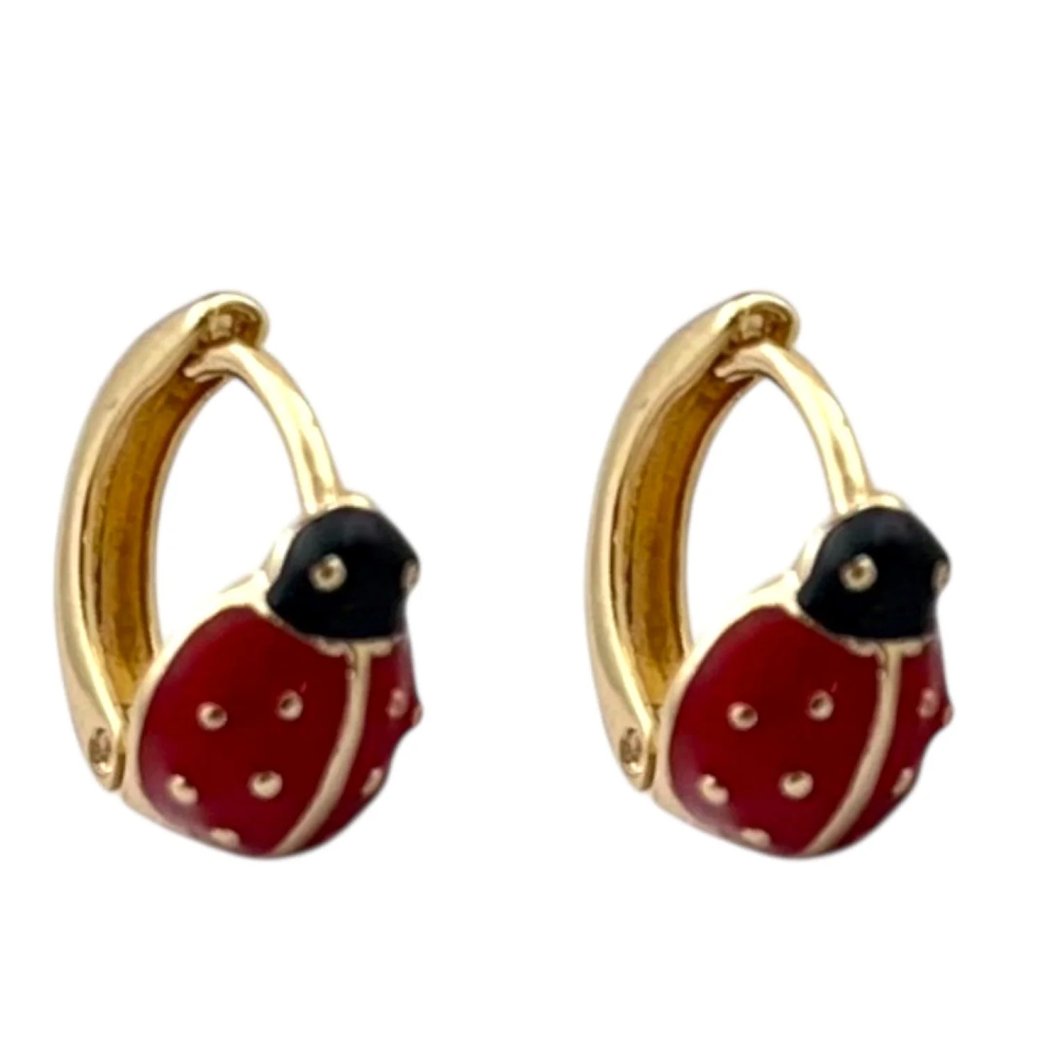 گوشواره زنانه با طرح کفشدوزک ژوپینگ، ظریف و دوستداشتنی Xuping