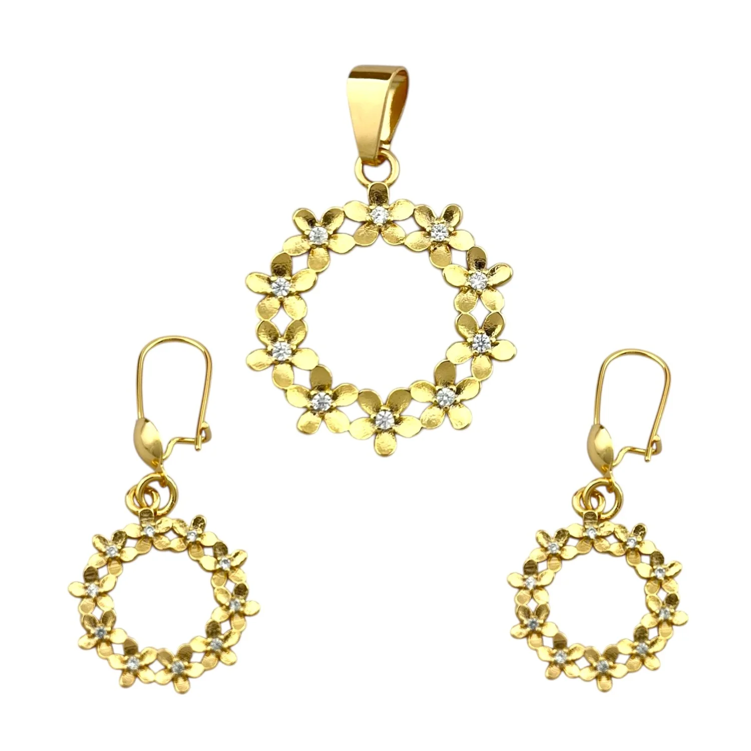 نیم ست زنانه طرح گل دایره ژوپینگ، ظرافت در یک نگاه Xuping