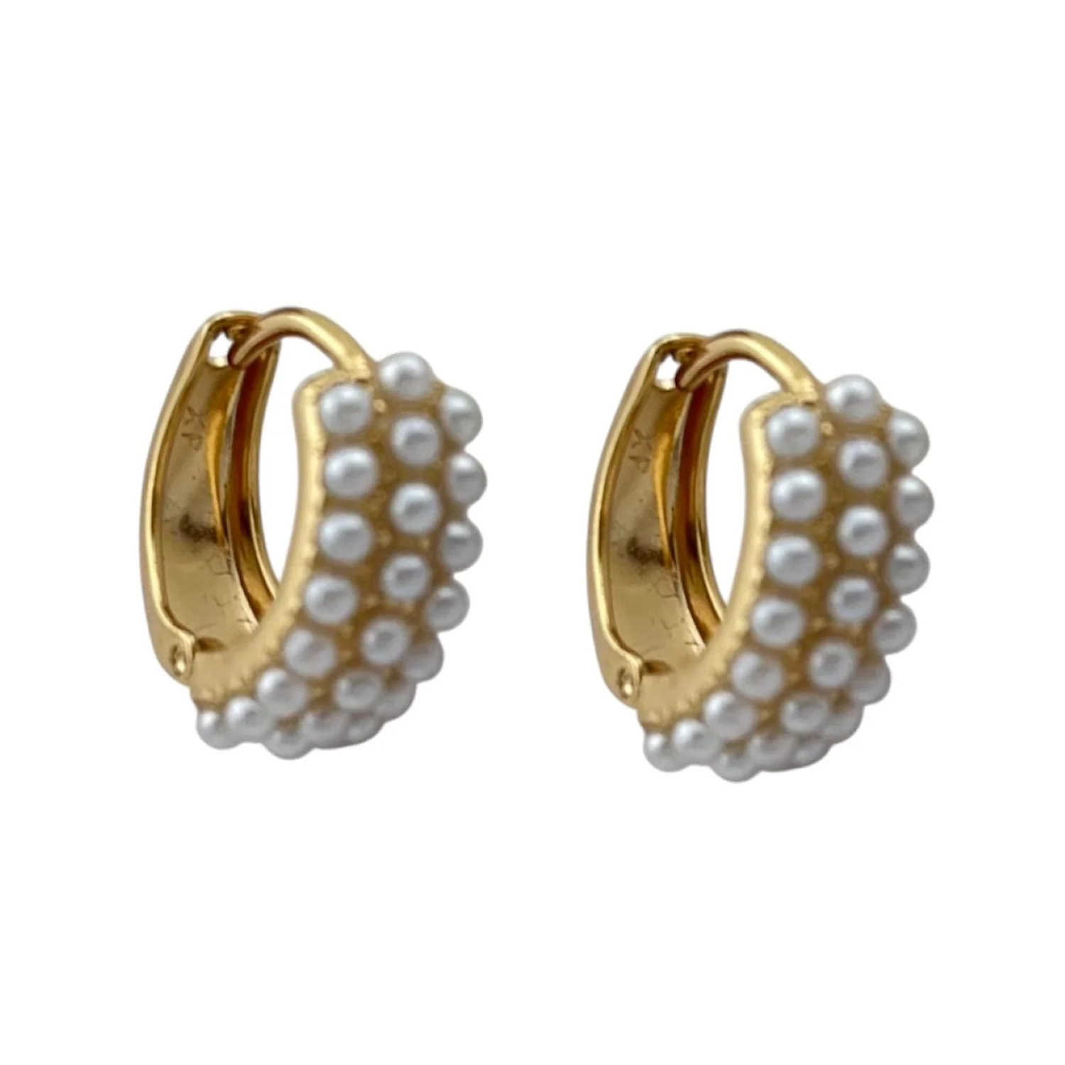 گوشواره زنانه طرح مروارید ژوپینگ، ظرافت بی‌نظیر و درخشش چشمگیر 