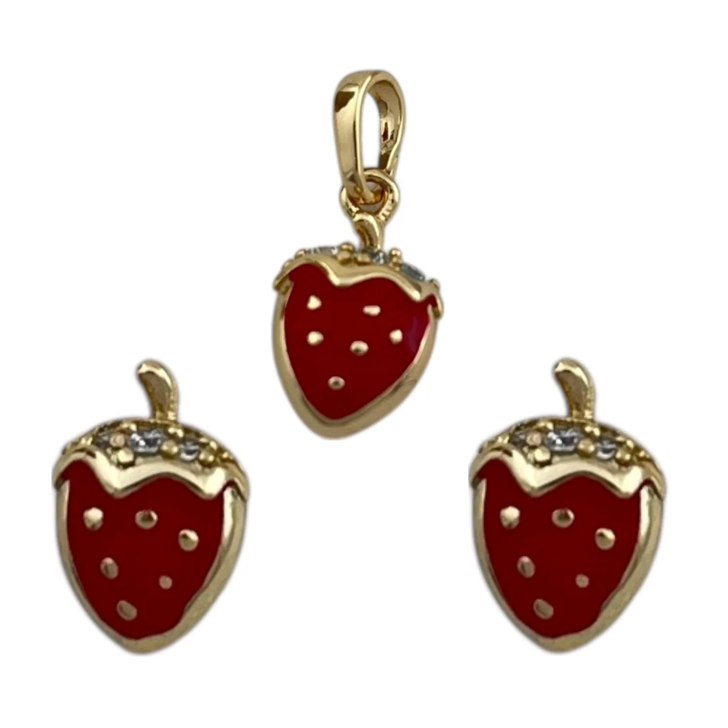 نیم ست زنانه با طرح توت فرنگی ژوپینگ، ظرافت و زیبایی