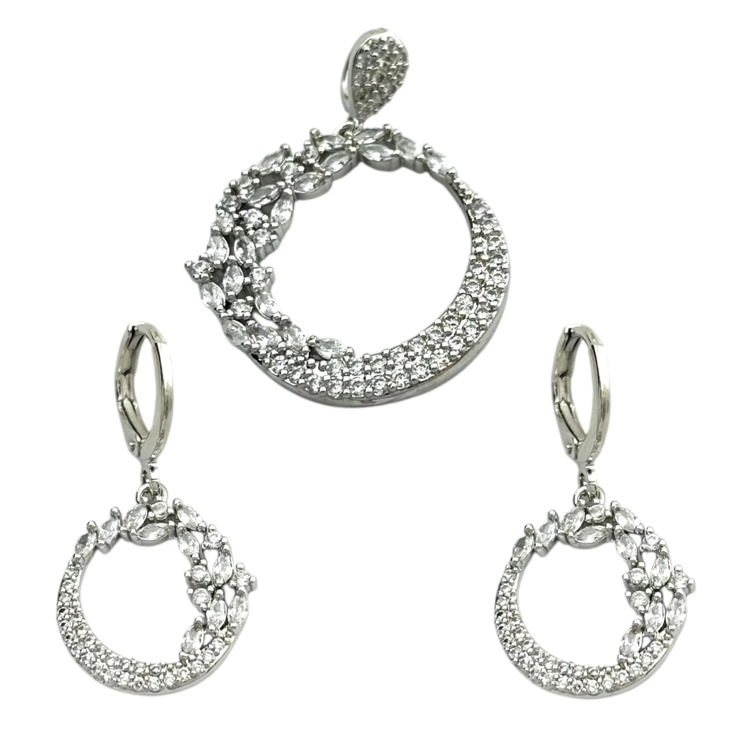 نیم ست زنانه طرح جواهری نگین دار، انتخابی بینظیر