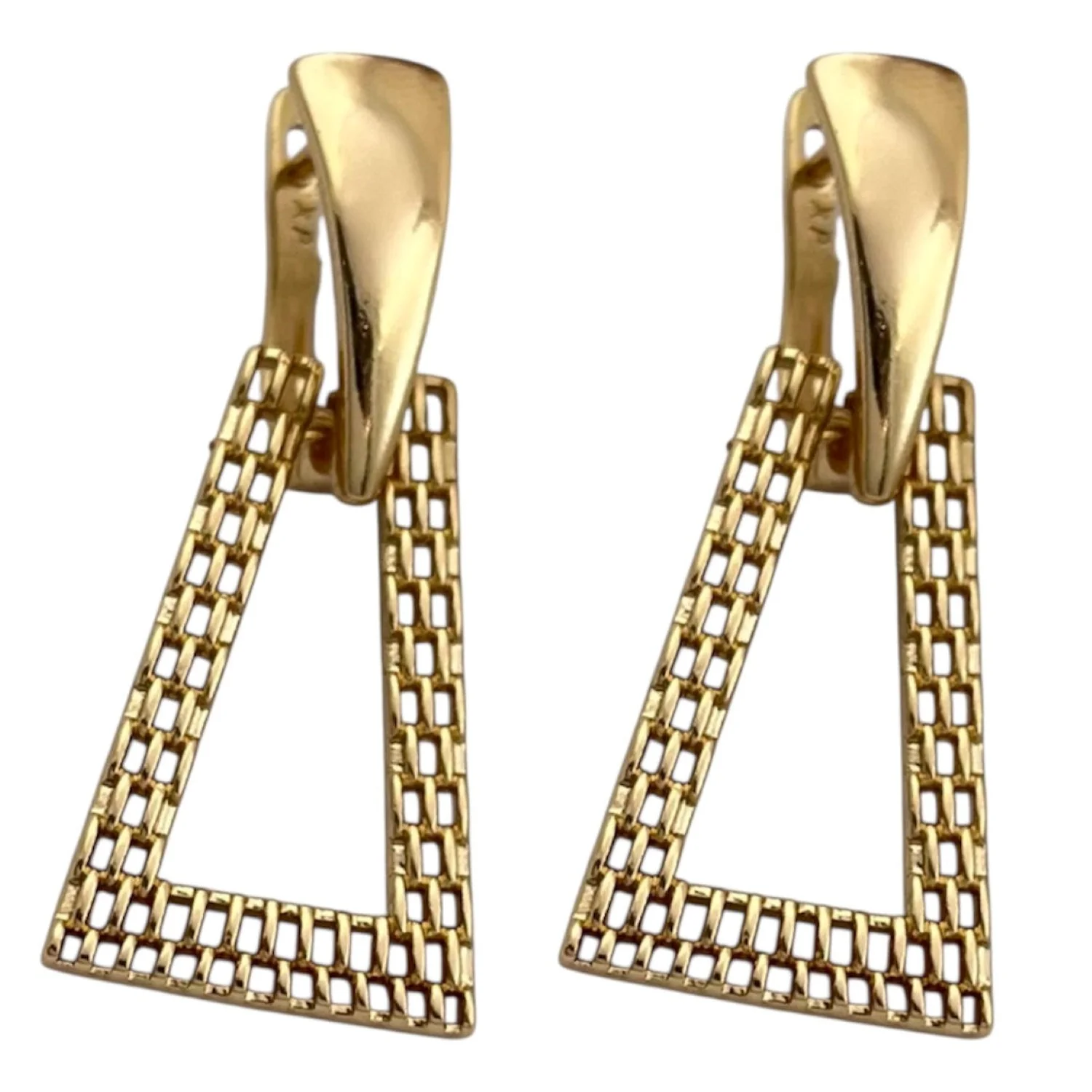 گوشواره زنانه شیک با طرح مثلثی ژوپینگ، انتخابی خاص