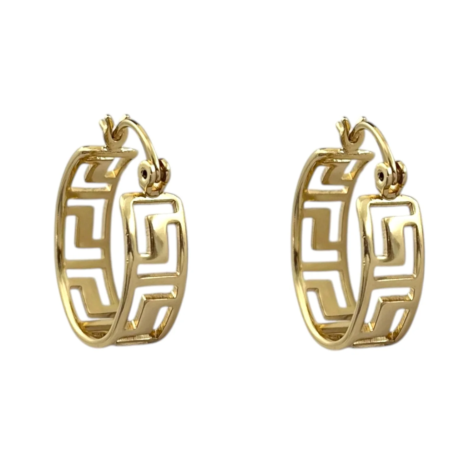 گوشواره زنانه حلقه ای طرح ورساچه ژوپینگ، شیک و خاص Xuping