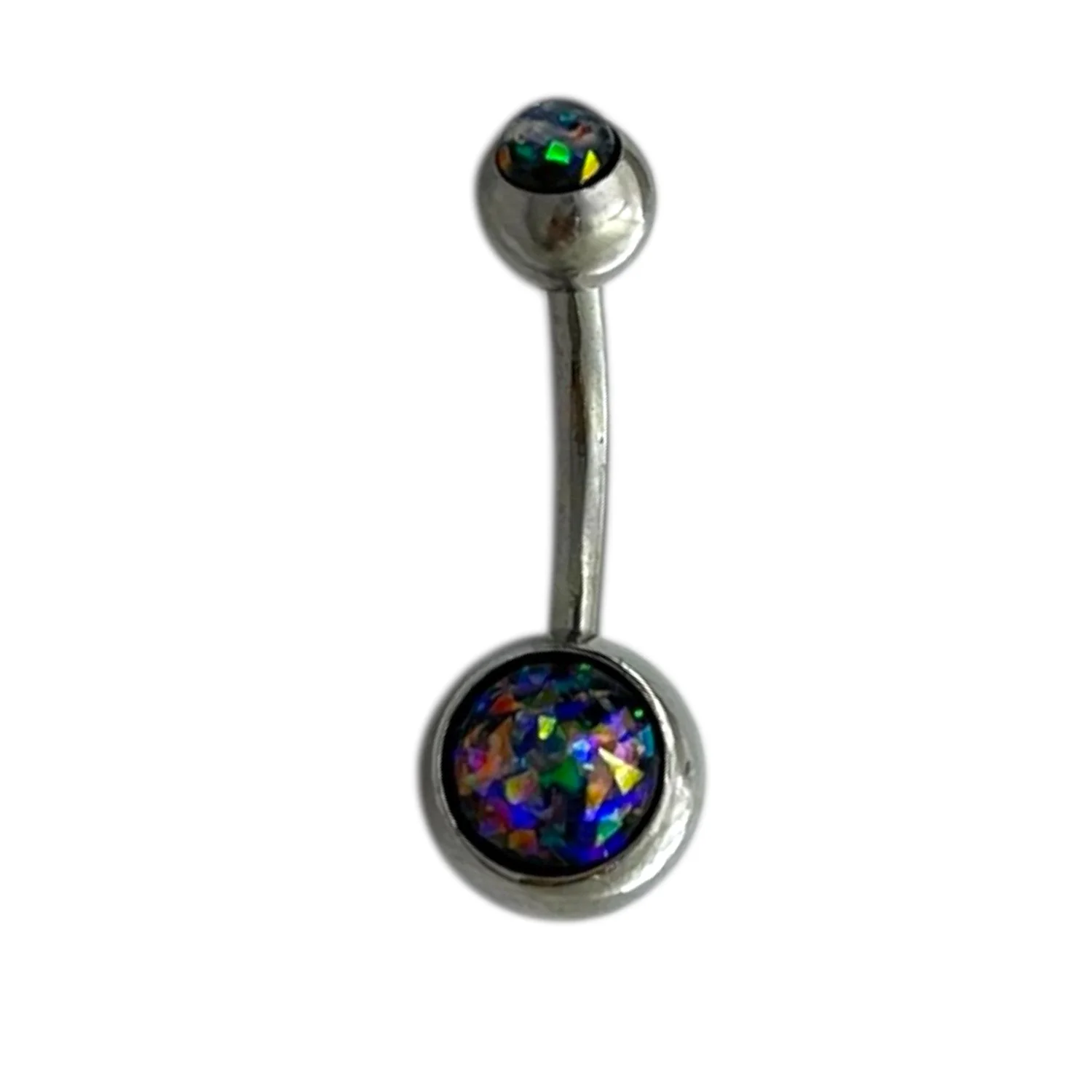 پیرسینگ ناف زنانه استیل طرح اکلیلی