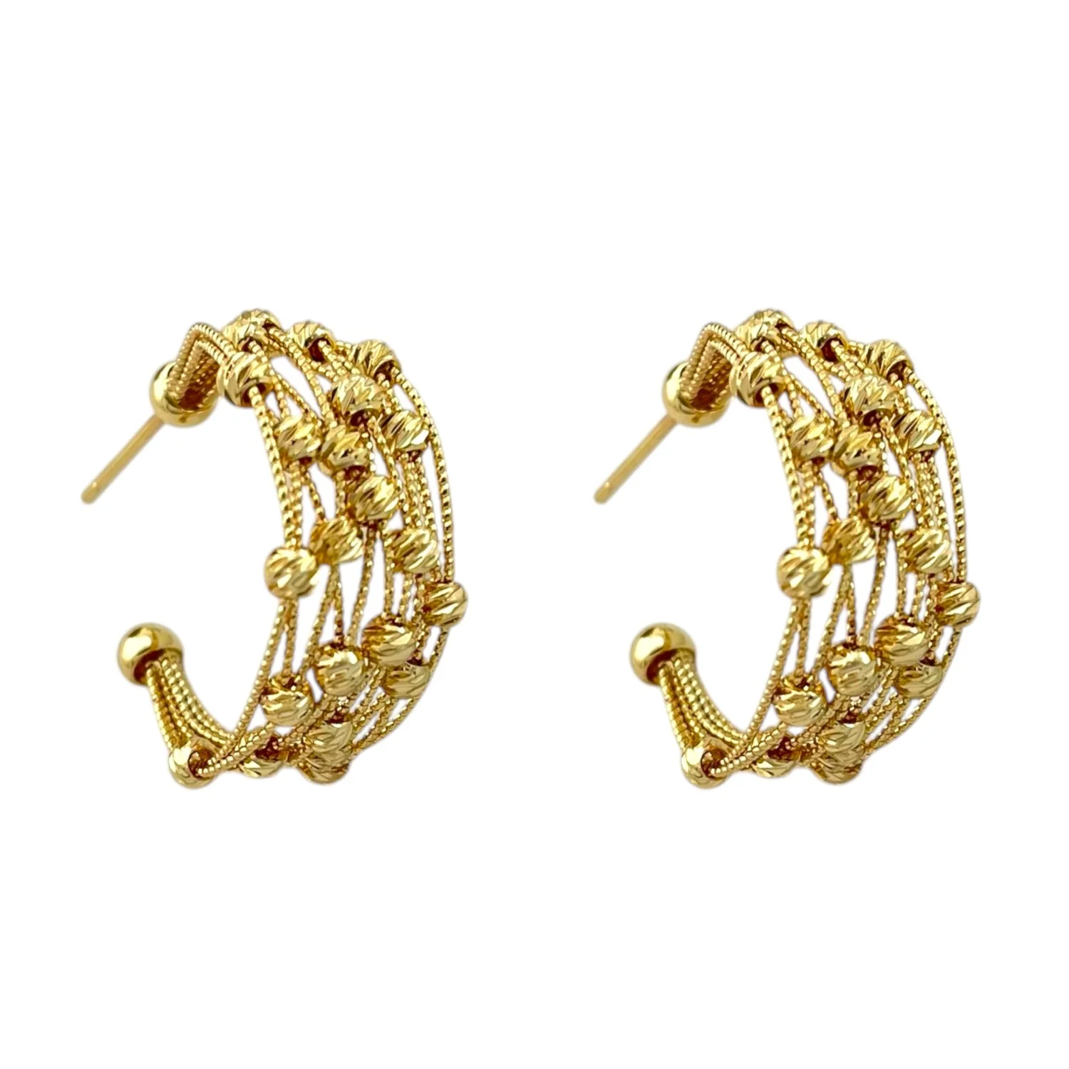 گوشواره زنانه توپی البرنادو، ظرافت در اوج سادگی 