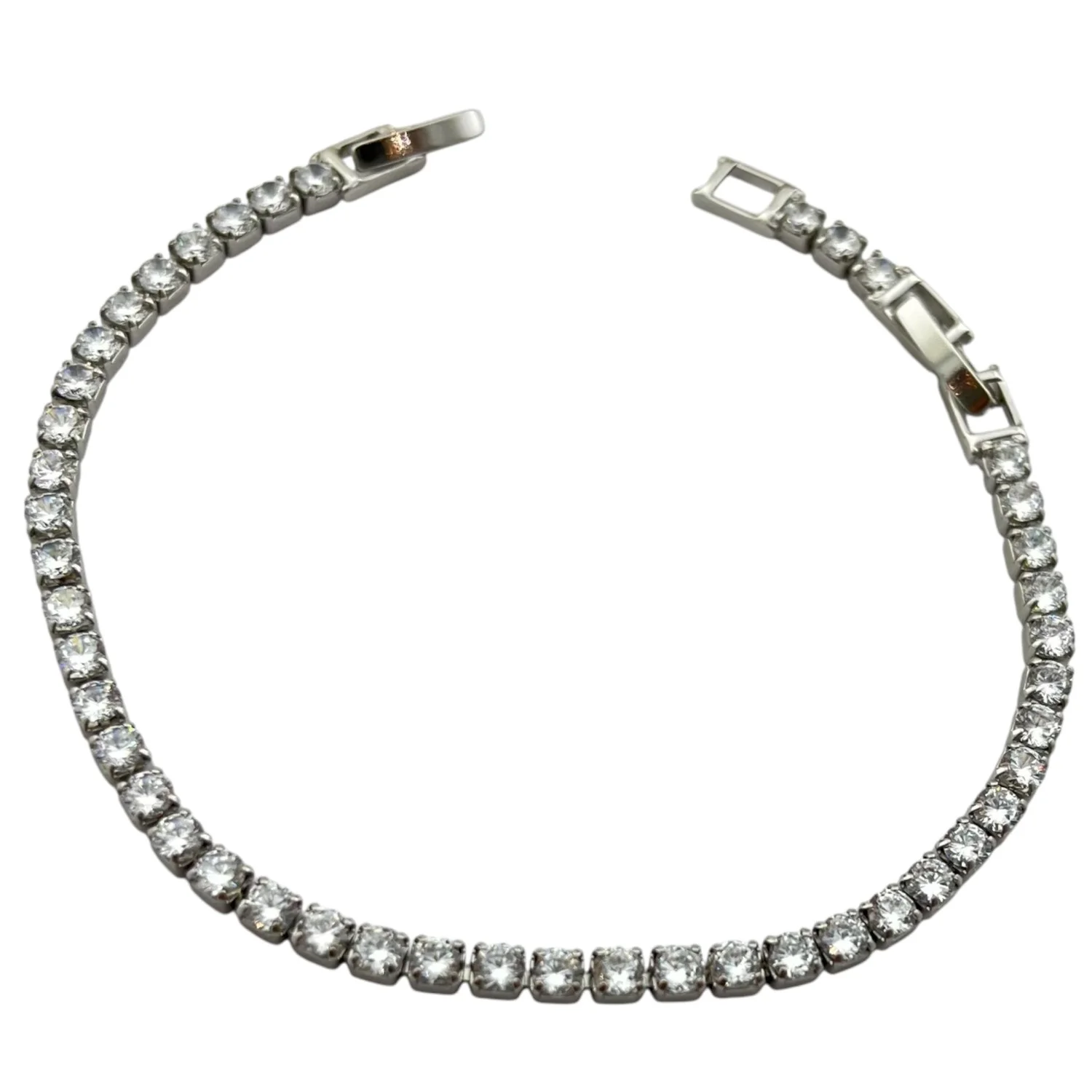 دستبند زنانه تنیسی با نگین های ظریف ژوپینگ