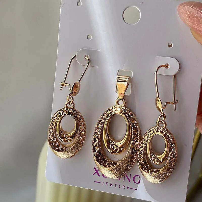 نیم ست زنانه مدل بیضی تمام تراش مات ژوپینگ