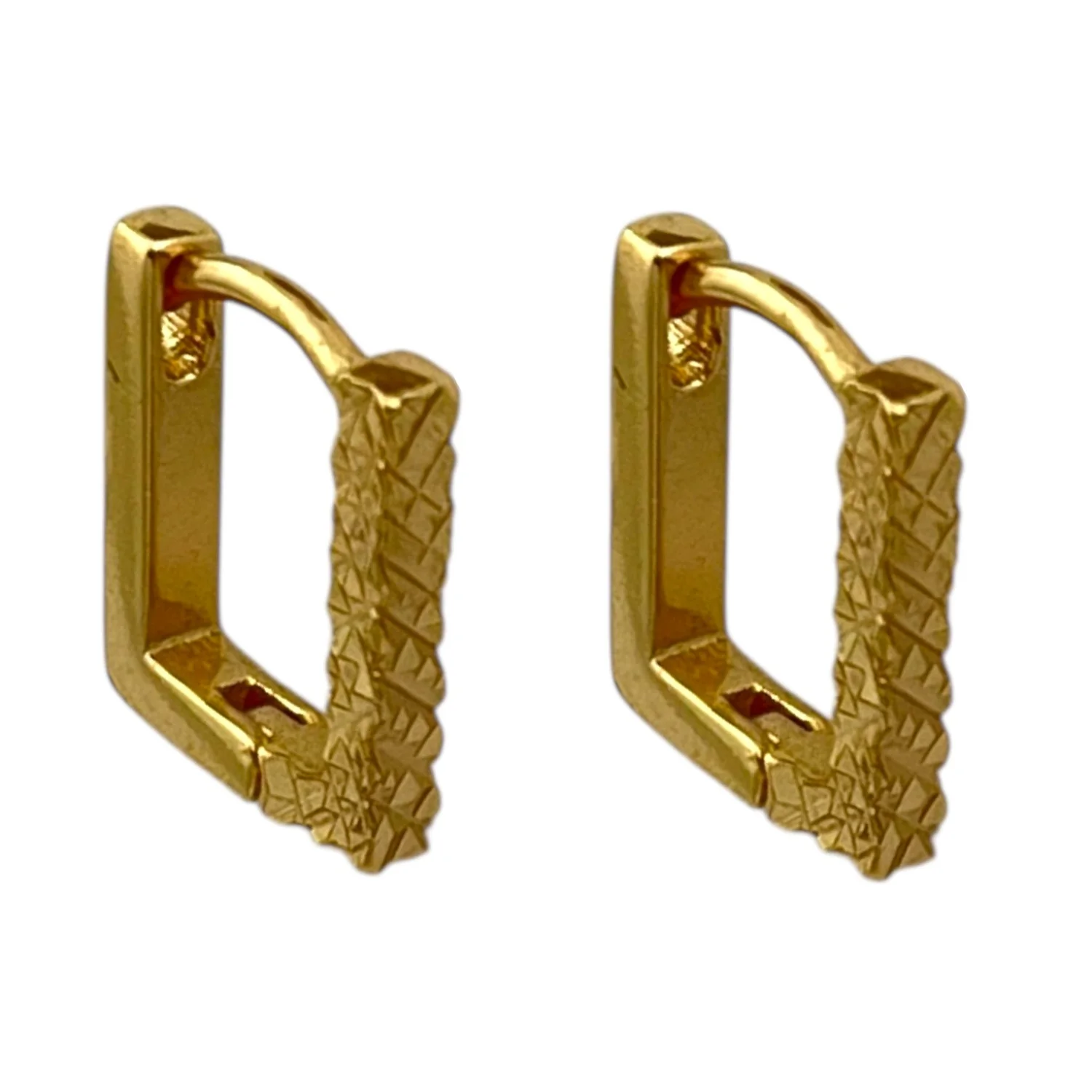 گوشواره زنانه مدل قلبی نگین دار ژوپینگ، انتخابی شیک