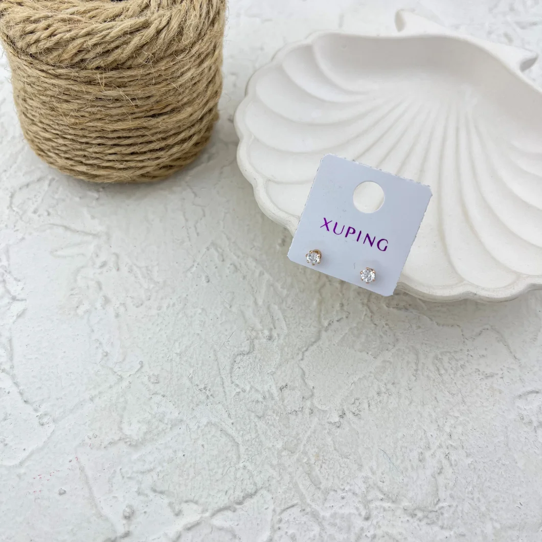 گوشواره زنانه نگین‌دار ژوپینگ، ظریف و درخشان Xuping