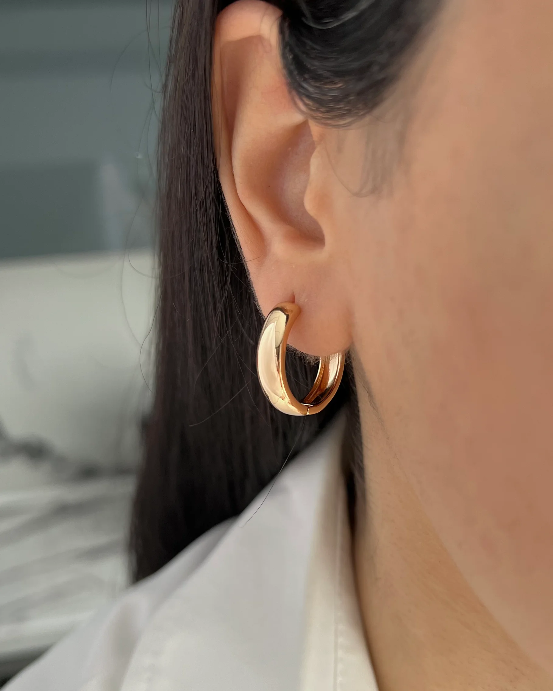 گوشواره زنانه حلقه ای ژوپینگ، زیبایی بی‌نظیر در عین سادگی Xuping