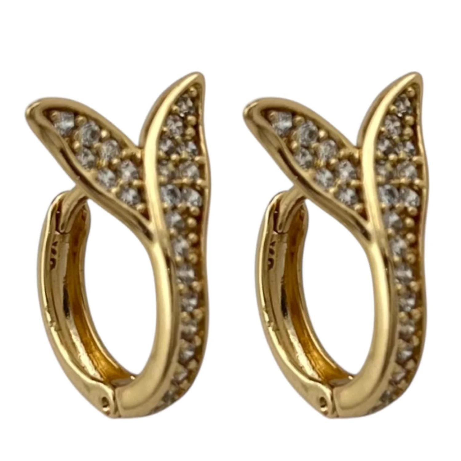 گوشواره زنانه شیک طرح دم وال ژوپینگ، درخشش بینهایت