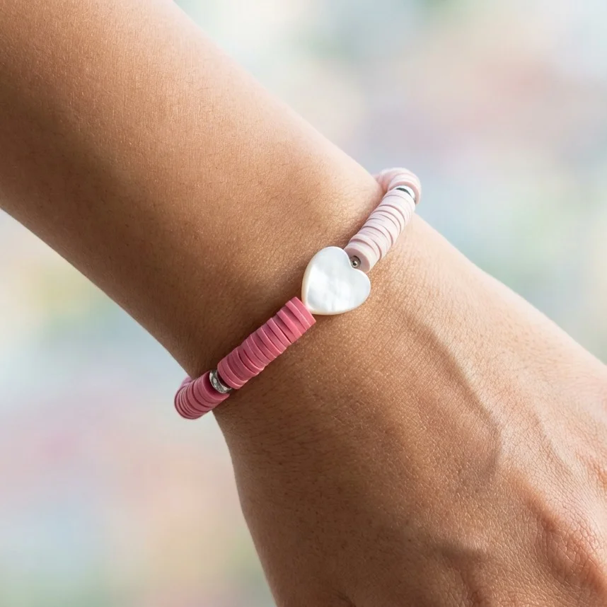 دستبند دخترانه فانتزی مدل صدفی طرح مرجان خیال