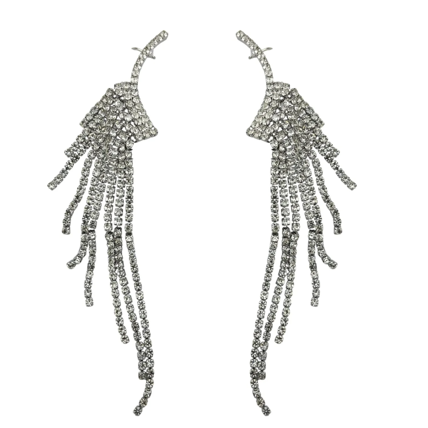 گوشواره زنانه طرح لاله گوش، درخشش خیره‌کننده