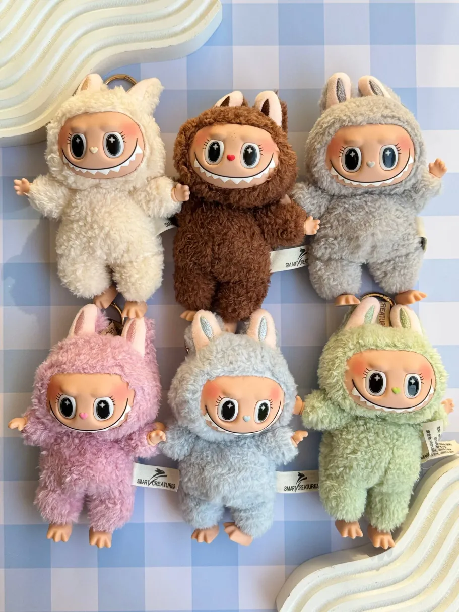 آویز کیف و جاکلیدی عروسکی لبوبو ماکارون با طرحی جذاب و دوستداشتنی