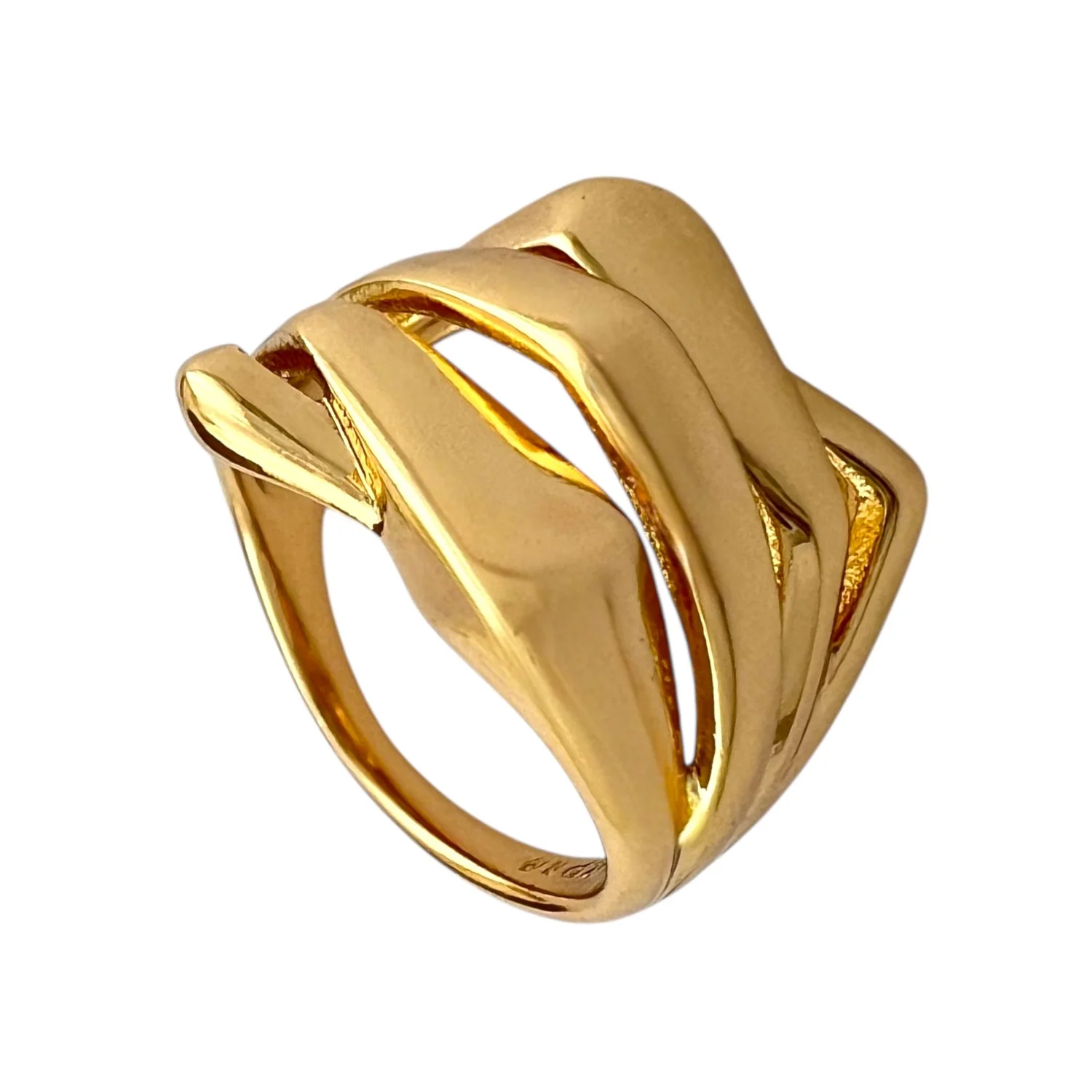 انگشتر زنانه با طرح آینه ای ژوپینگ، زیبایی در دستان شما