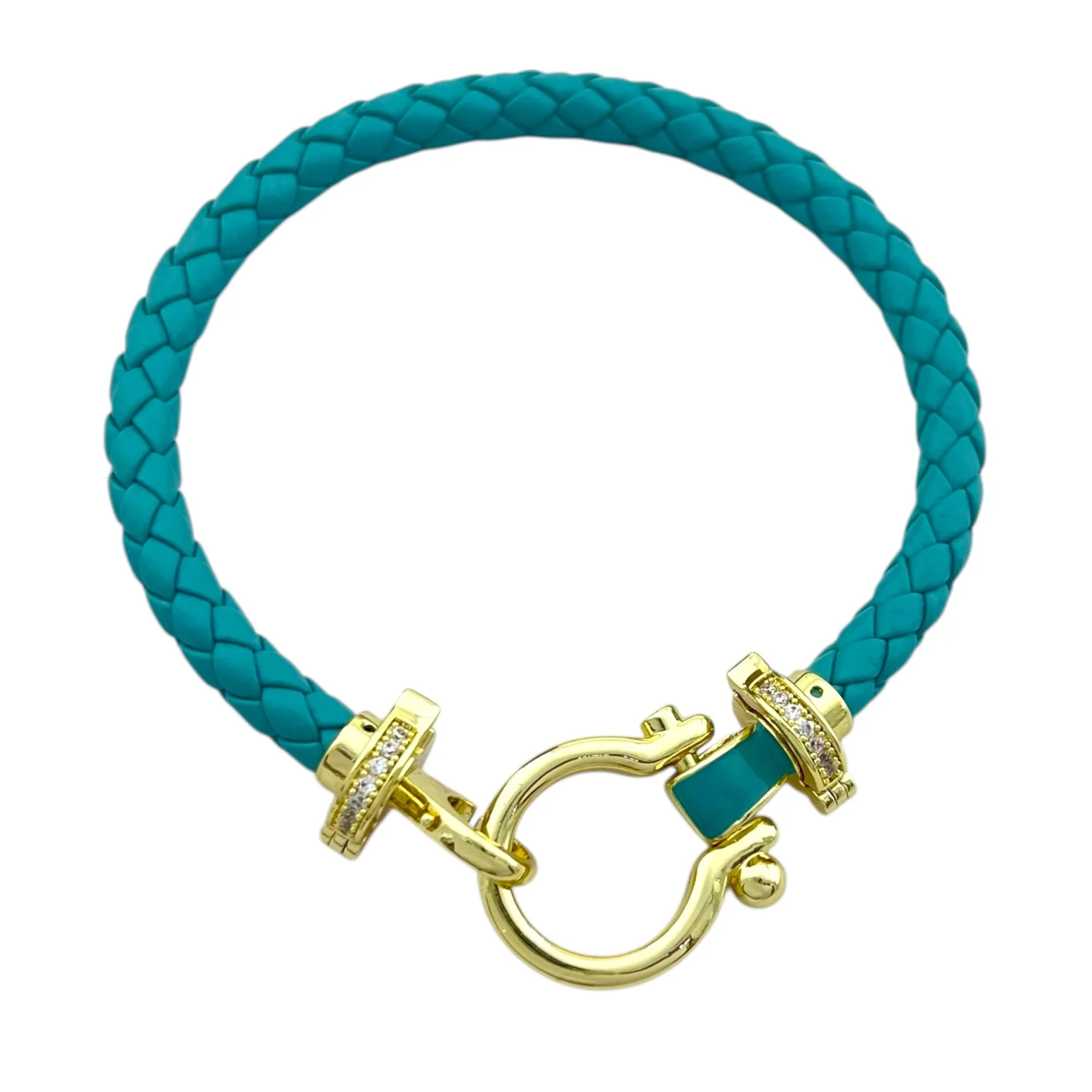 دستبند زنانه طرح چرمی شیک و باکیفیت 